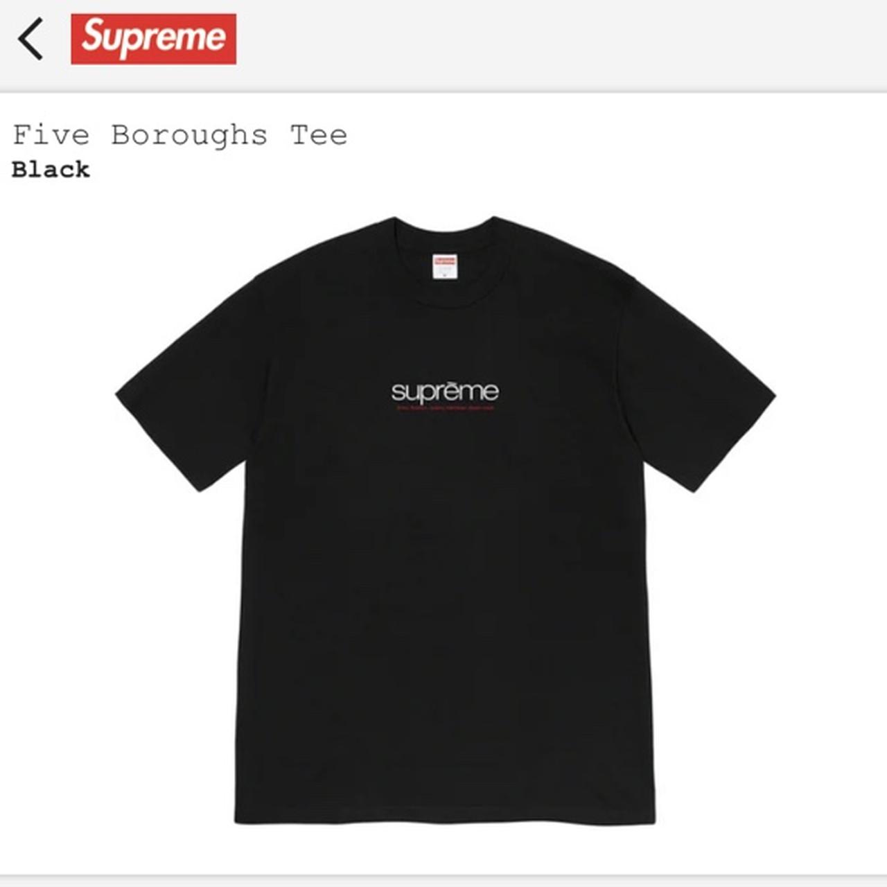 supreme borough tee