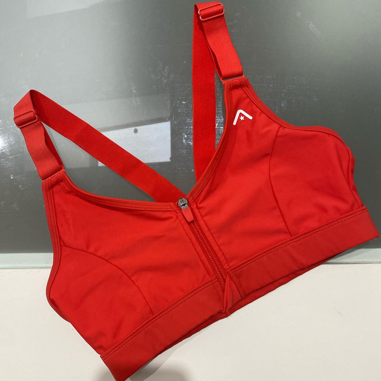 ROCKWEAR Red Sports Bra ☁️ only worn once, in - Depop