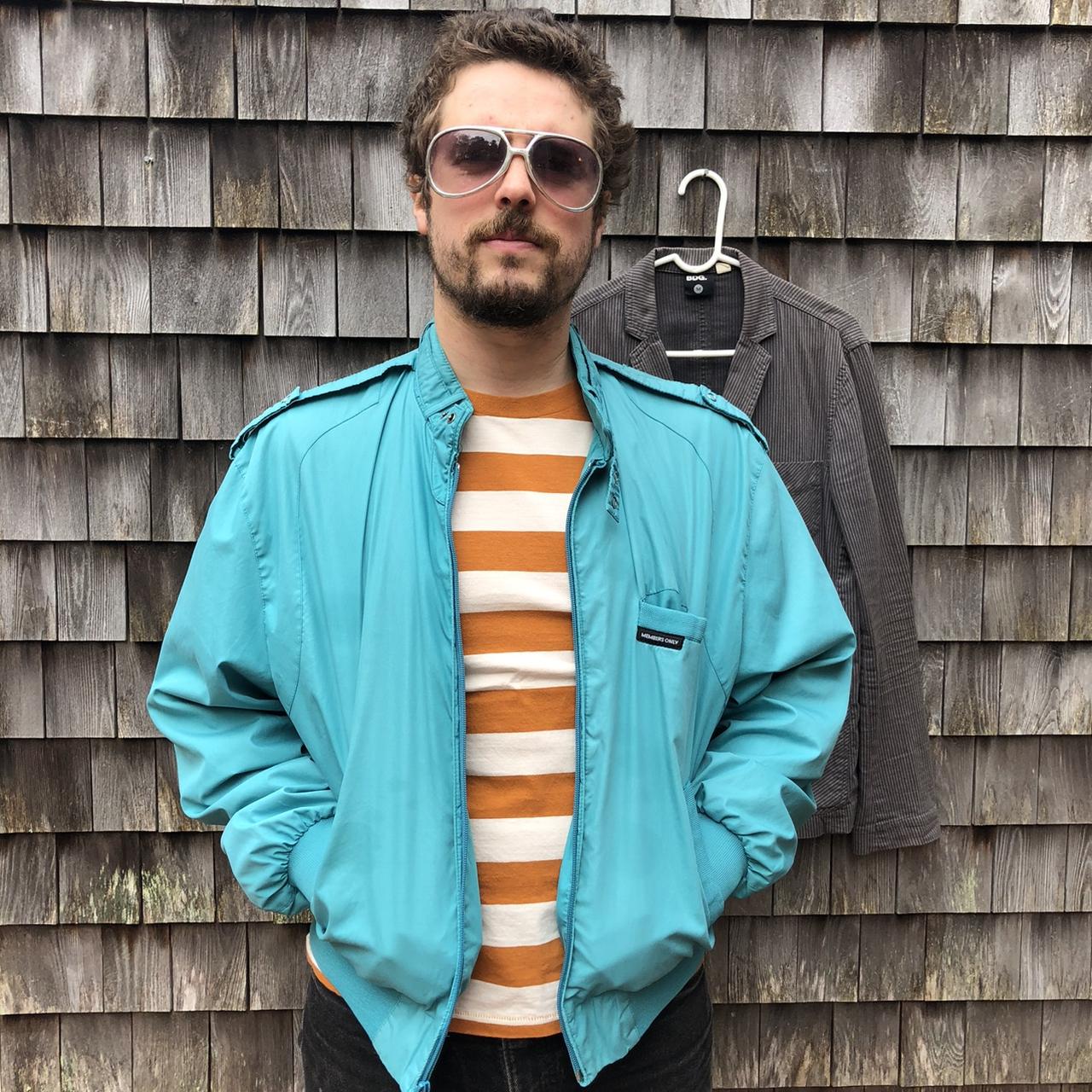 Teal members clearance only jacket