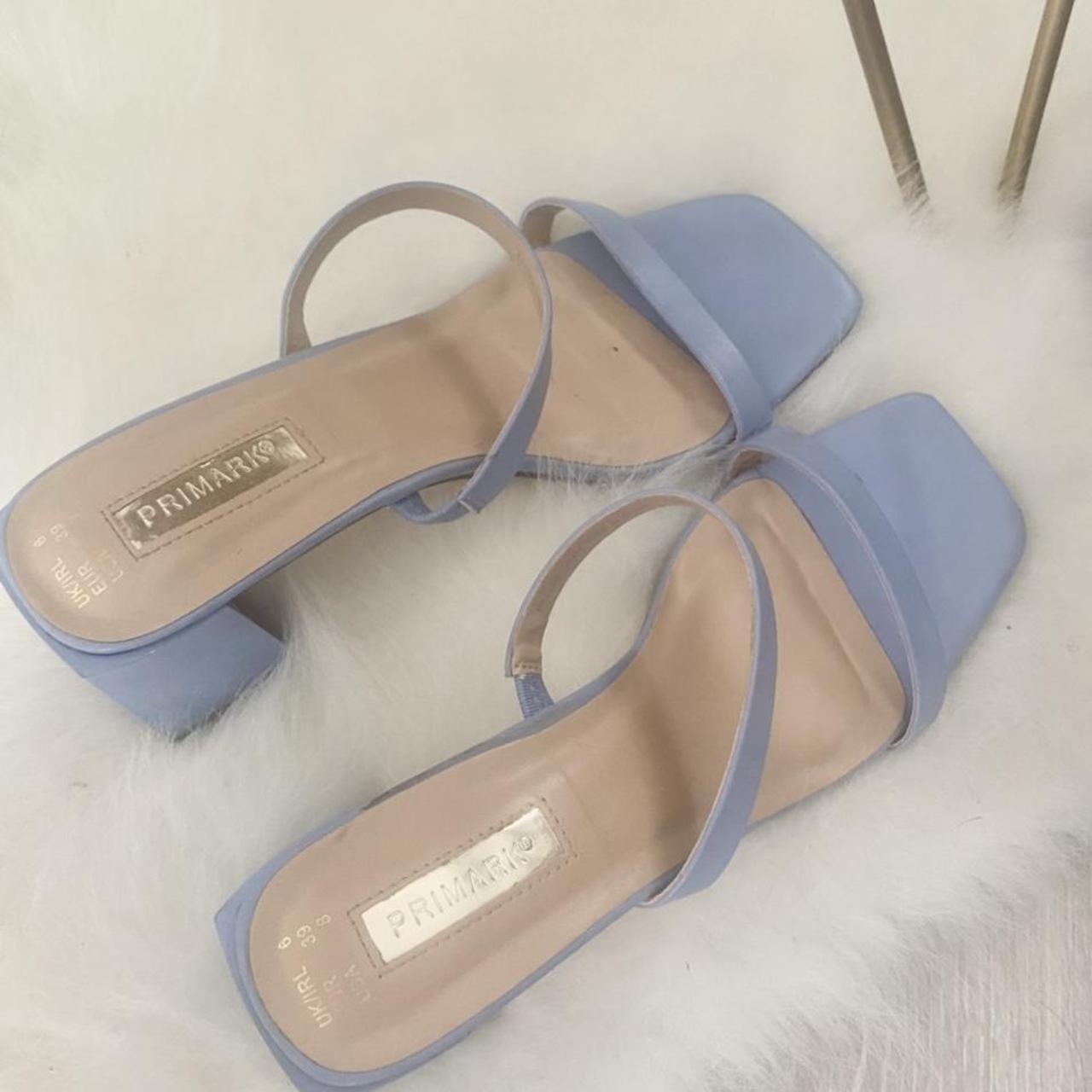 Blue Sandals Heels. Perfect for brunch or going out.... - Depop