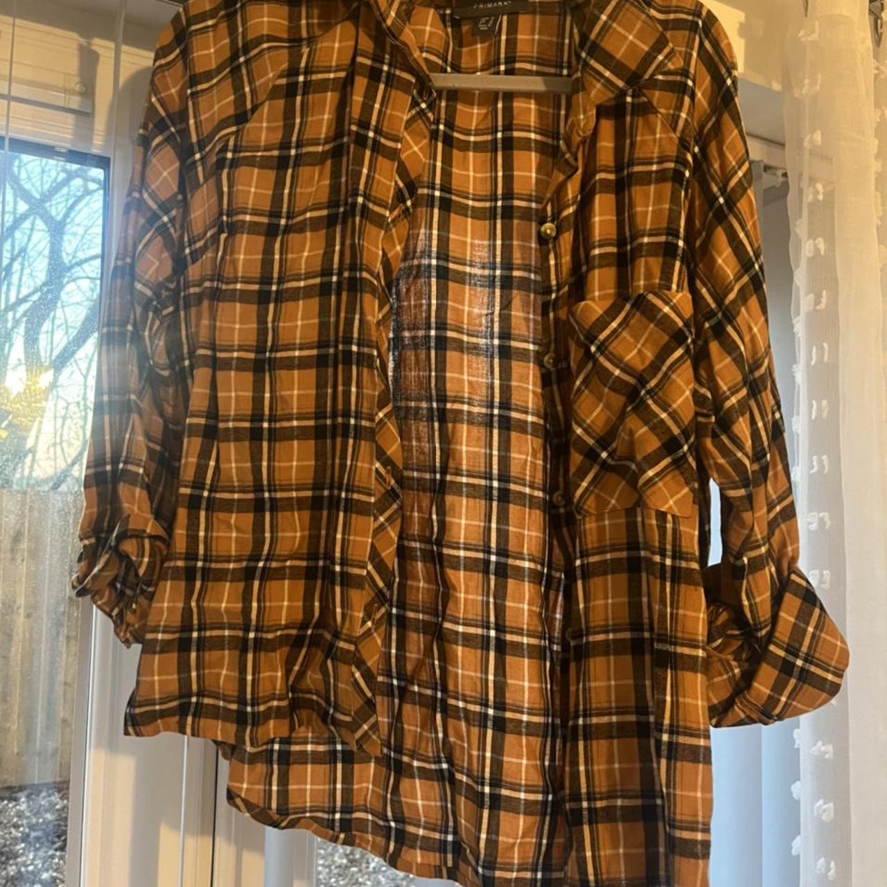 Check shirt from primark Only ever been worn once... - Depop