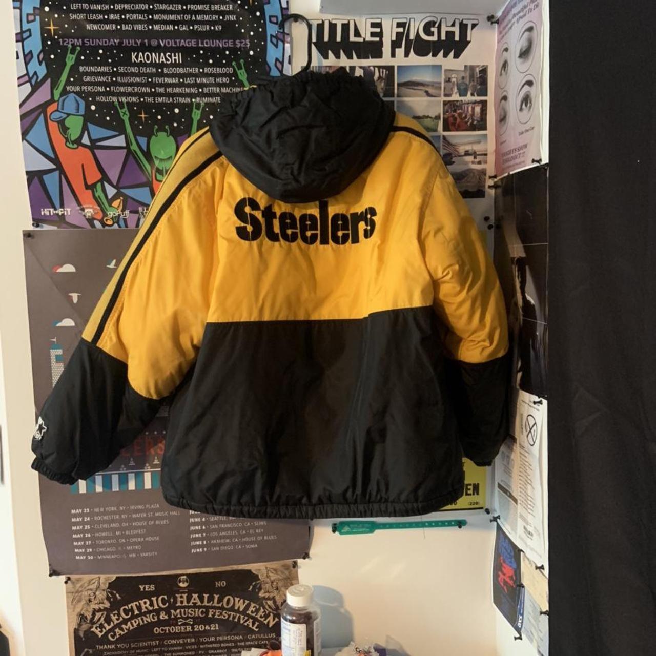 Pittsburgh Steelers Bubble Snow Jacket - Depop