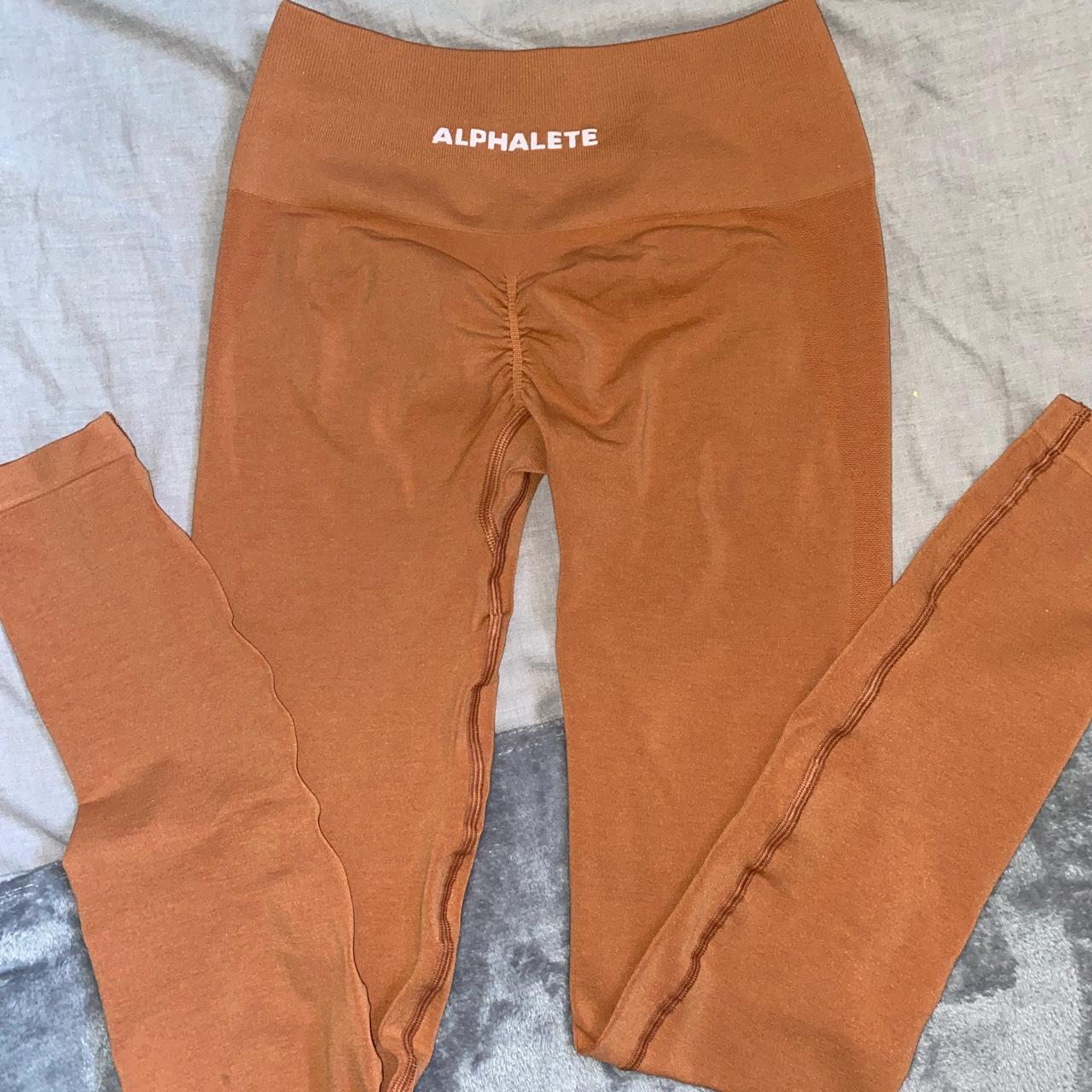 ALPHALETE AMPLIFY leggings in mandarin BRAND NEW - - Depop