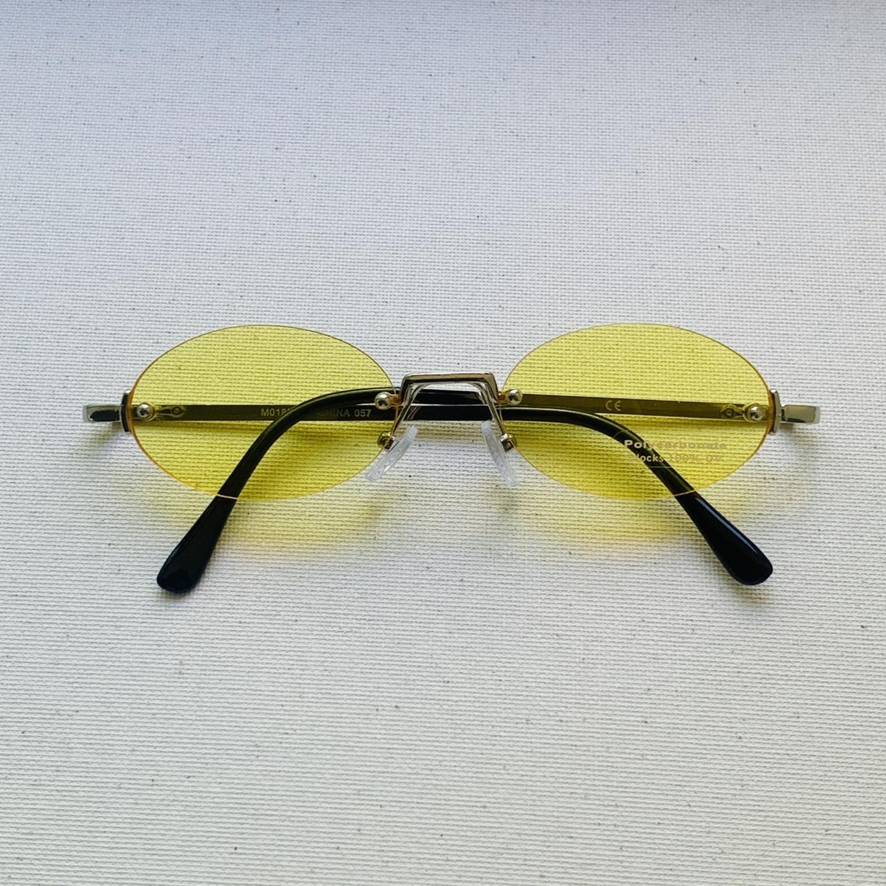 ‘Cassie’ sunglasses in LEMON🍋 LEMON//lemon-yellow... - Depop