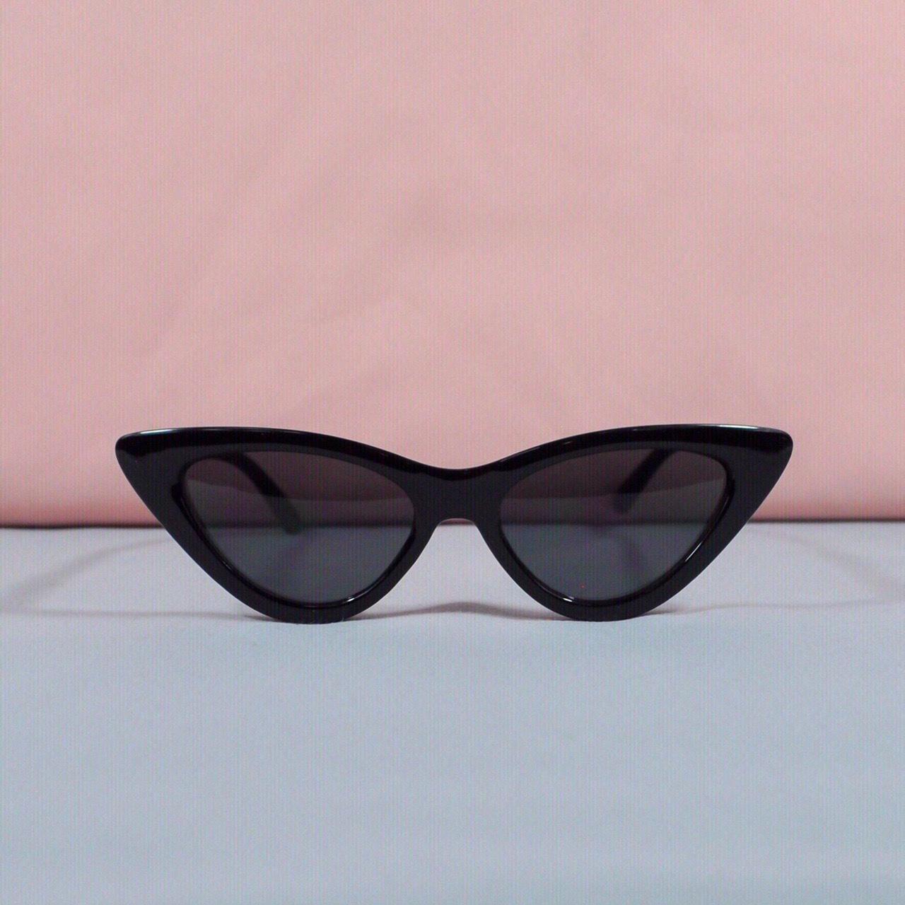 ‘Cardi’ sunglasses in NIGHT🌑 NIGHT //cat-eye style... - Depop