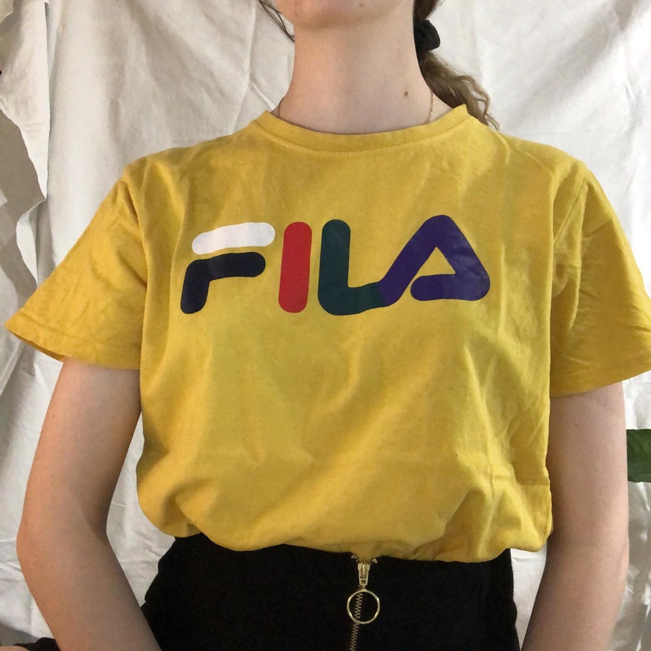 Fila t shirt store for girls