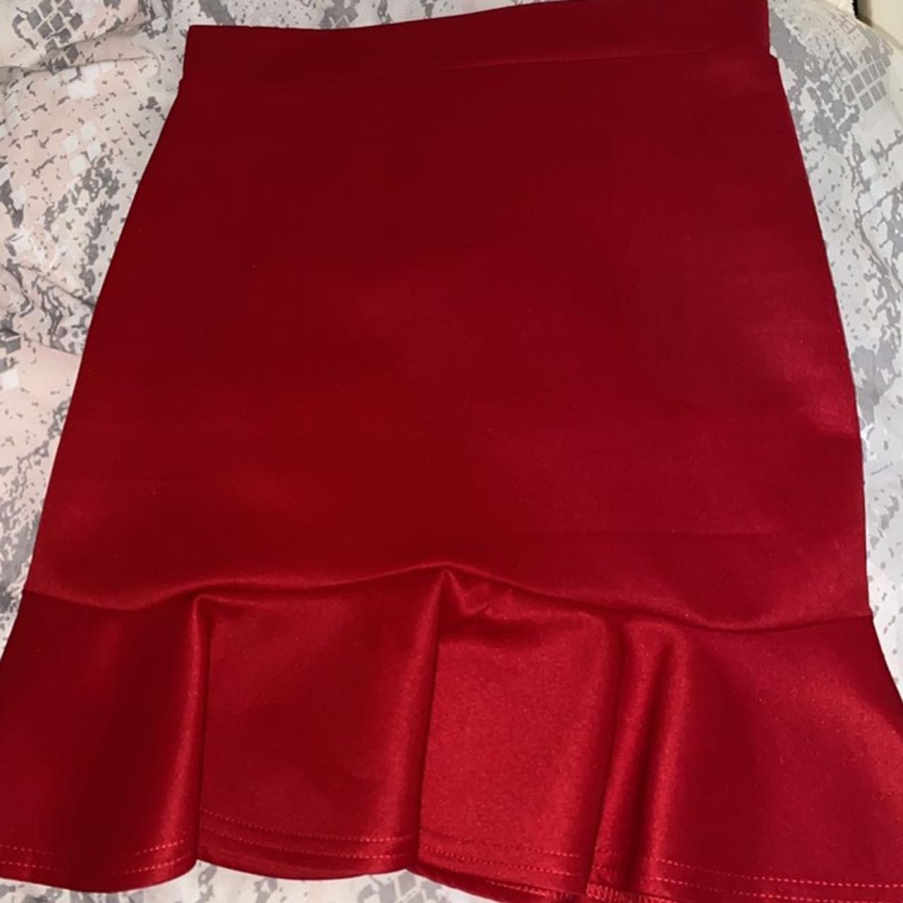 🤍Red In The Style frill skirt 🤍perfect for going... - Depop