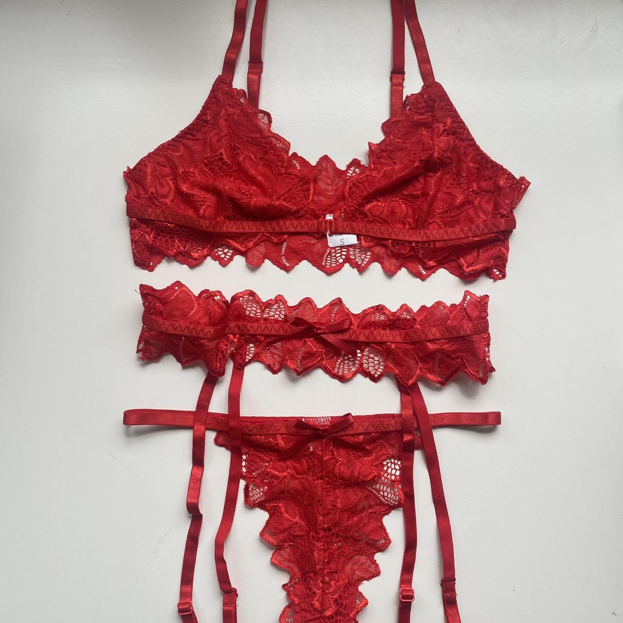 See through bra and panties set Available Size and - Depop