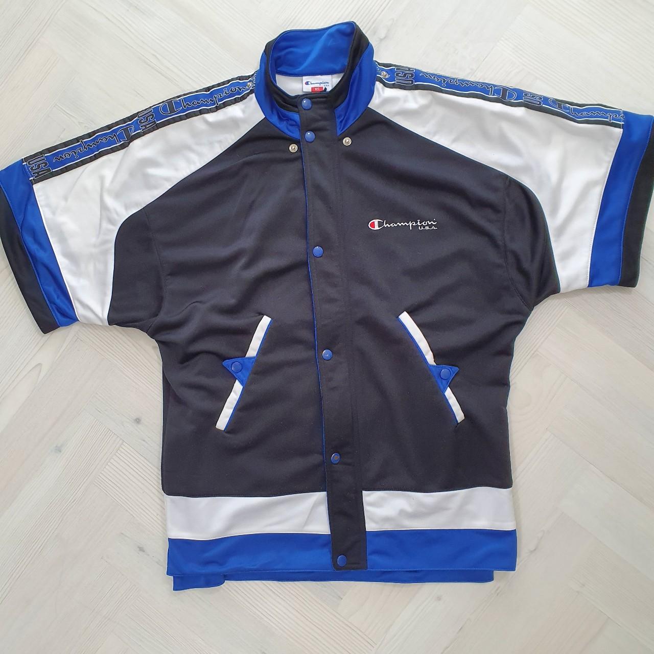 Champion short cheap sleeve jacket