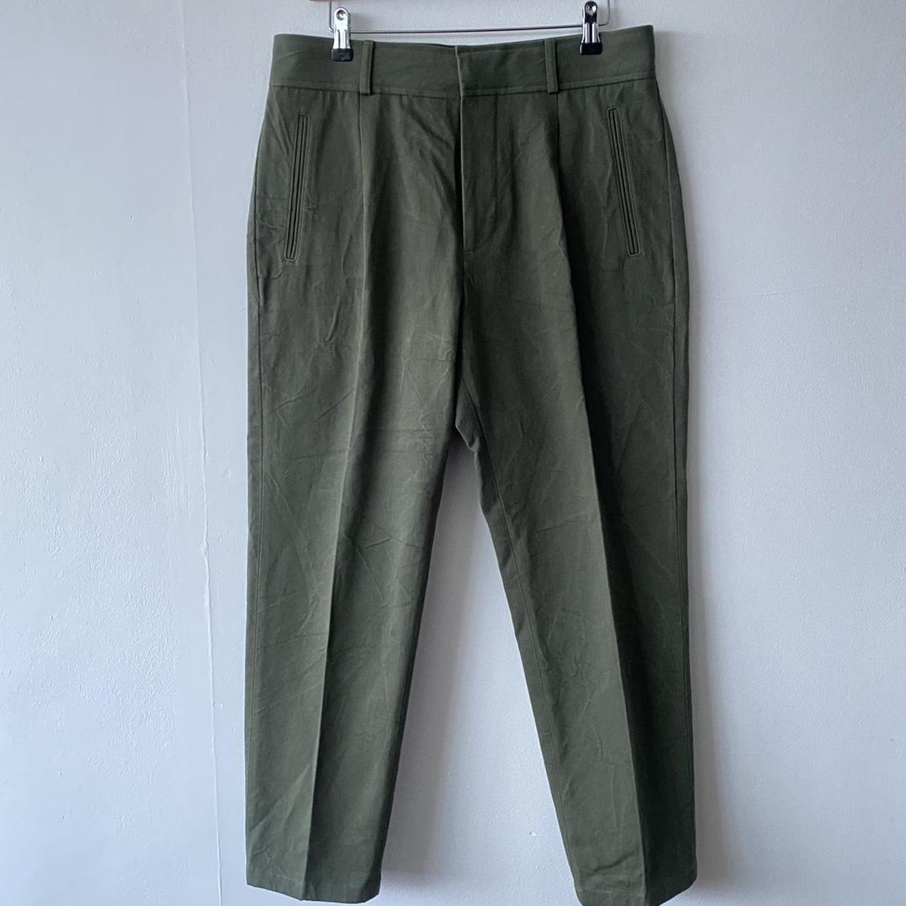 Kent & Curwen brand new trousers in khaki green Size... - Depop