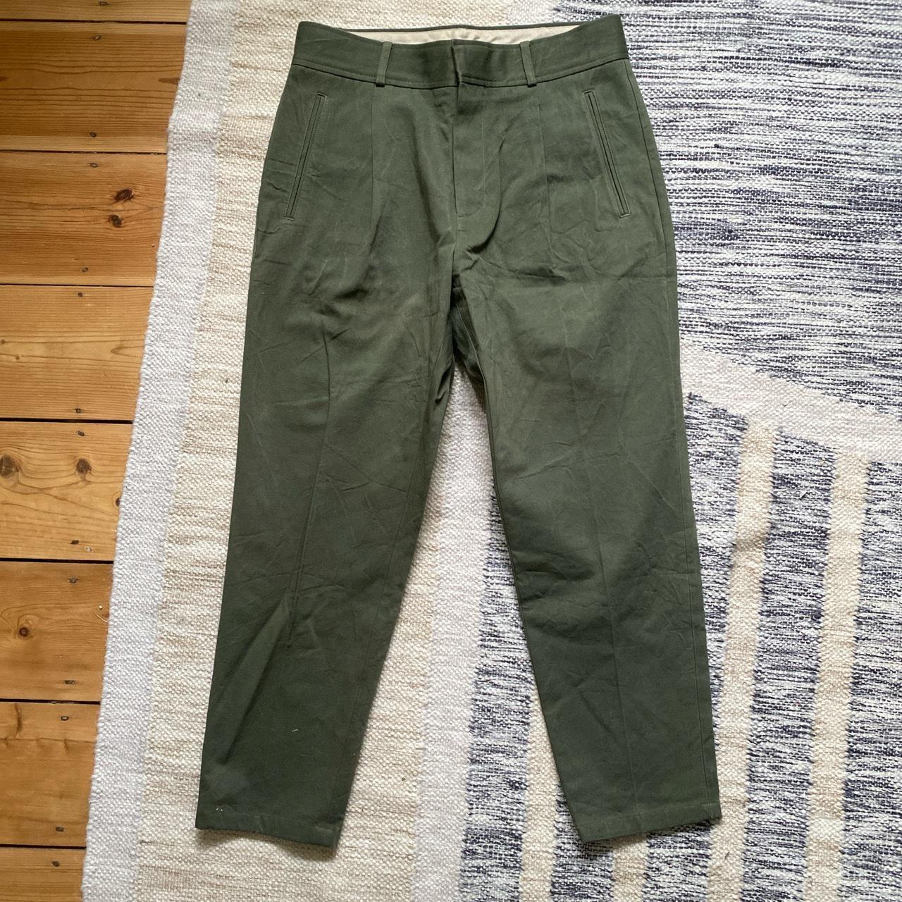 Kent & Curwen brand new trousers in khaki green Size... - Depop