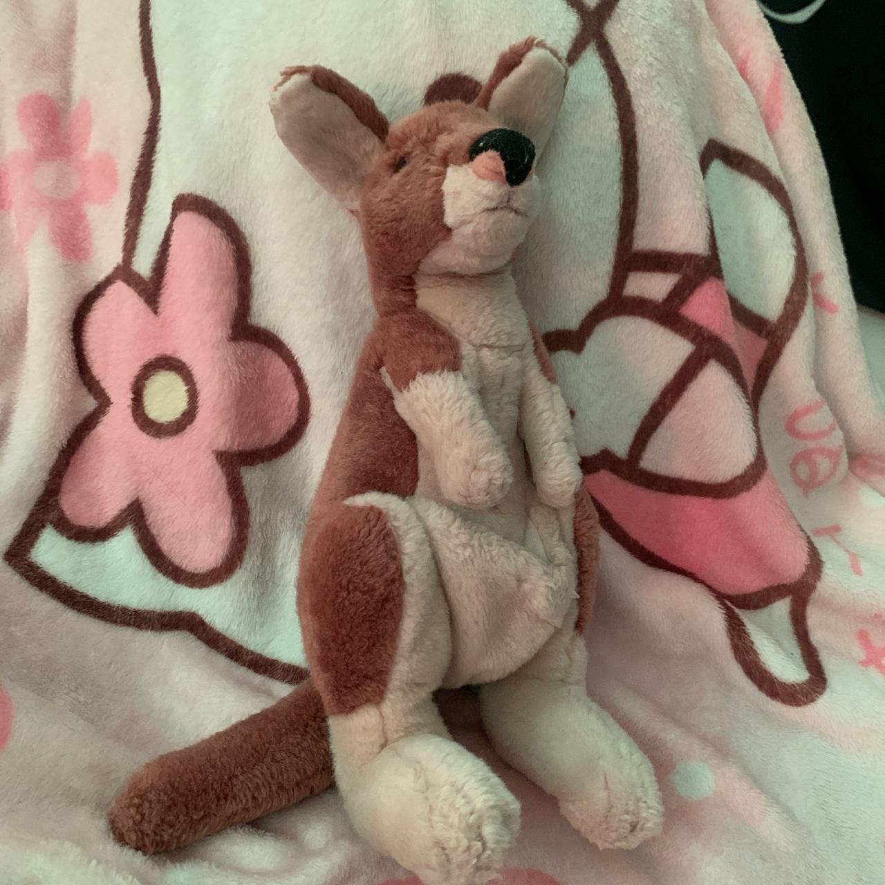 Tall kangaroo stuffed animal! Selling old stuffed... Depop