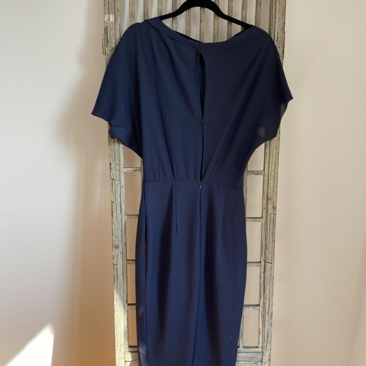 Reiss short sleeve jumpsuit in navy blue / modern... - Depop