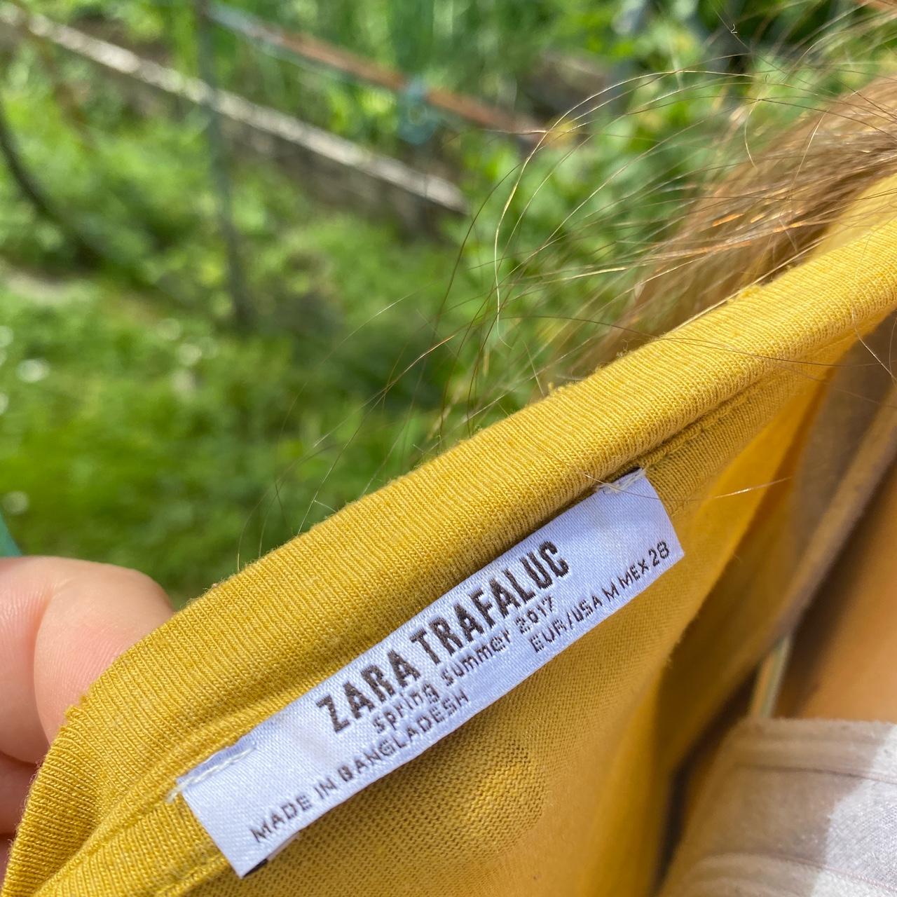 Zara trafaluc yellow clearance dress