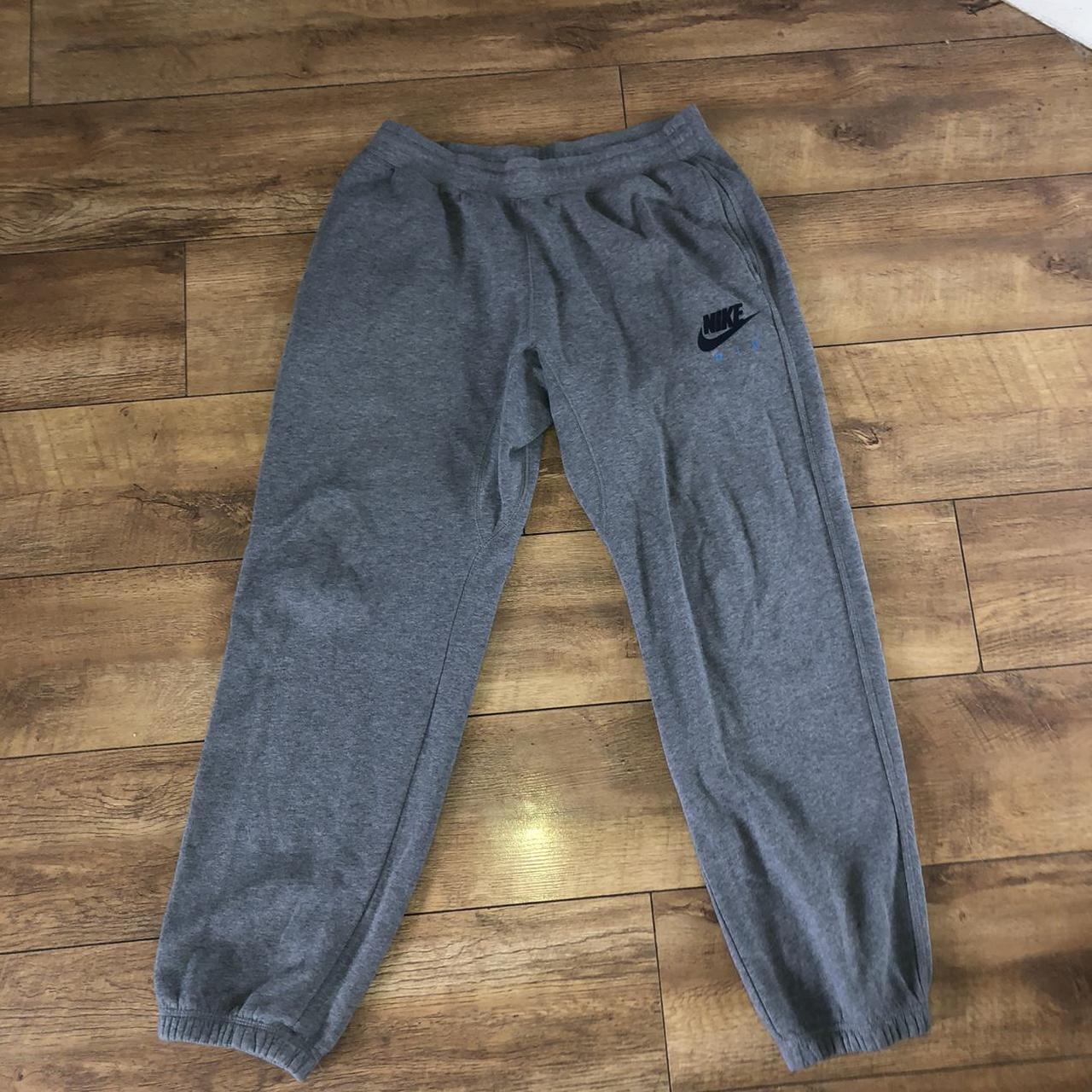 Mens grey Nike air tracksuit... - Depop