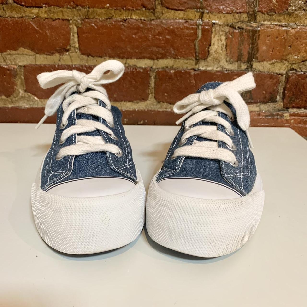 Keds denim store slip ons