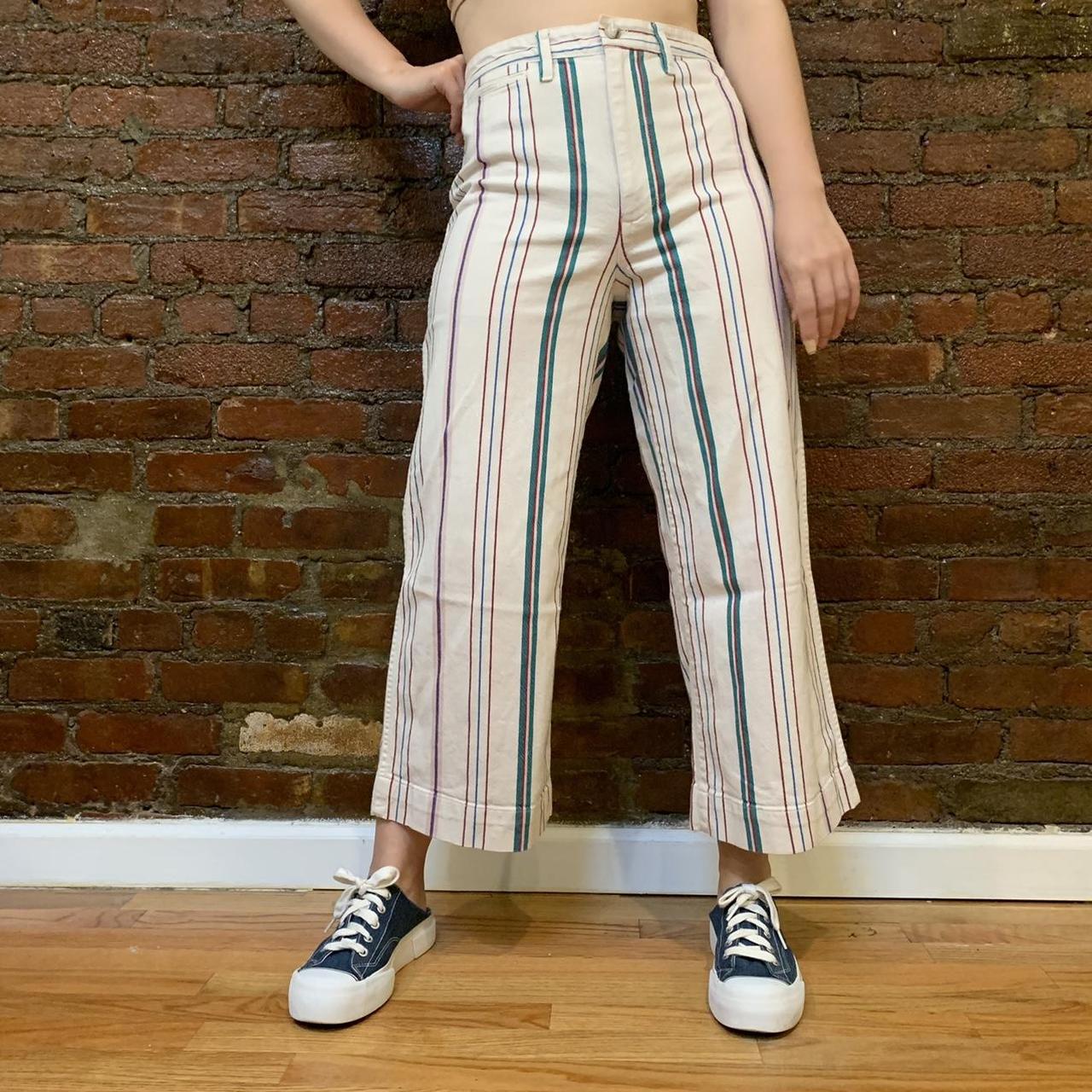 Wide leg high waisted Madewell pants with Depop