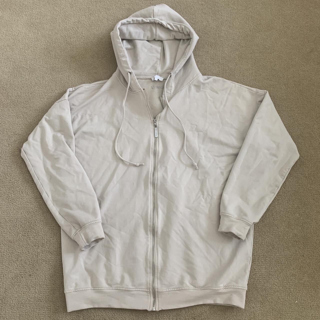 white carla hoodie