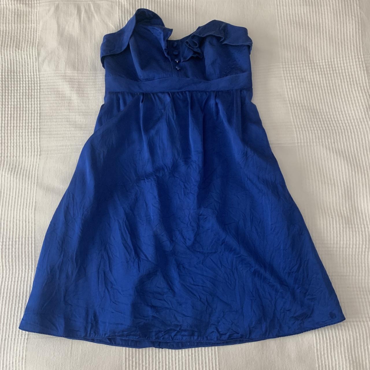 Betsey Johnson Women's Blue Dress | Depop