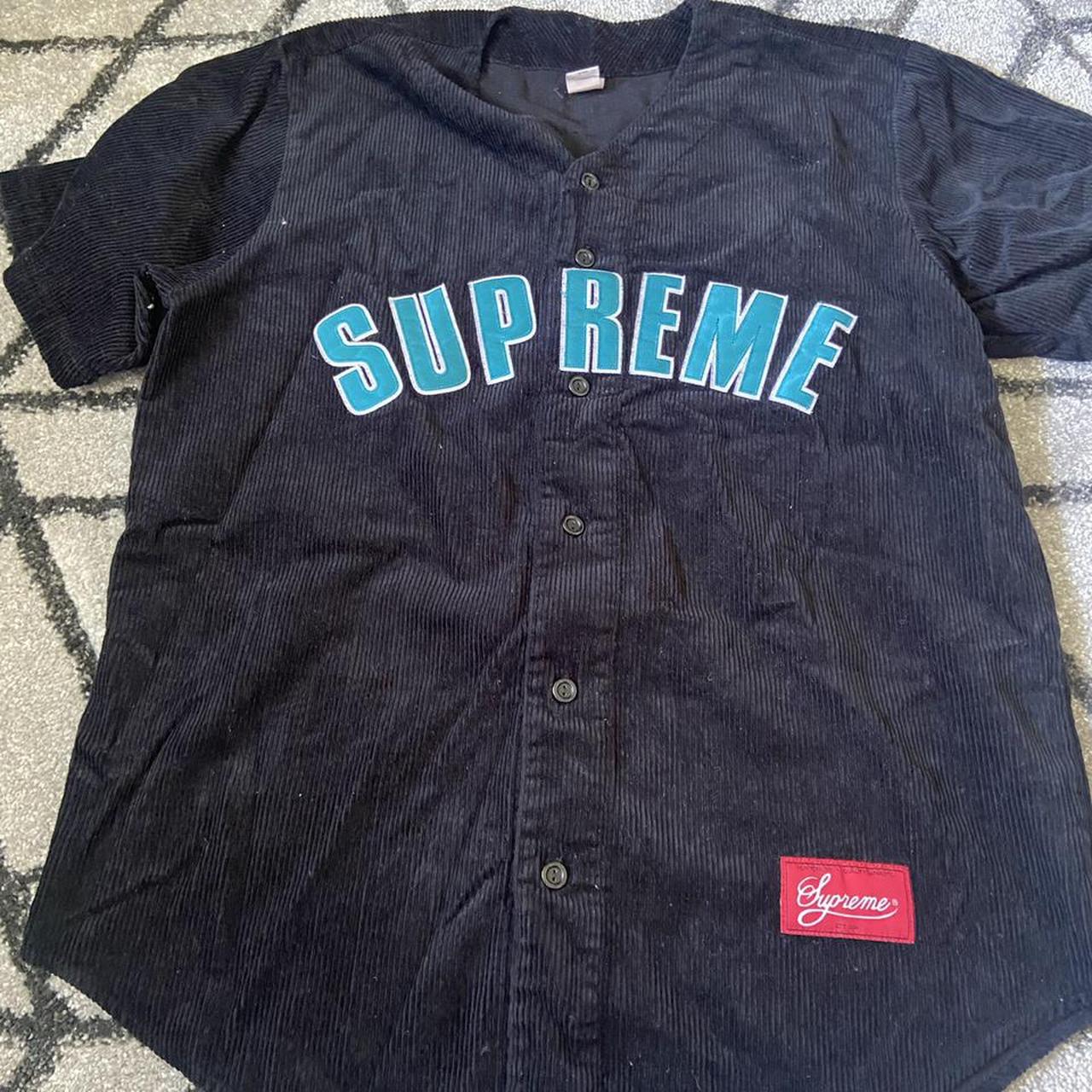 Supreme corduroy baseball tee from SS18 in no rush - Depop
