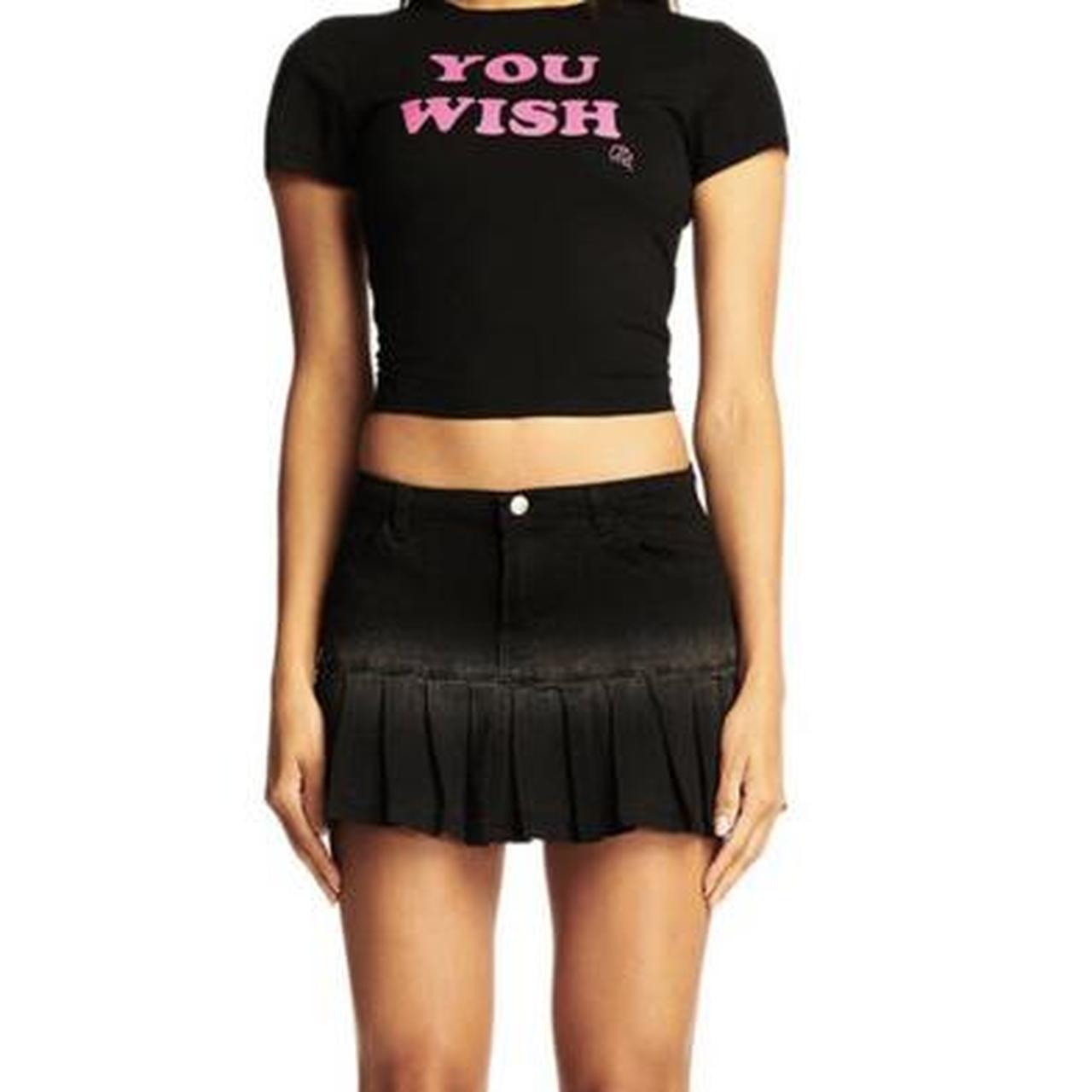 I.AM.GIA Women's Pink and Black Crop-top