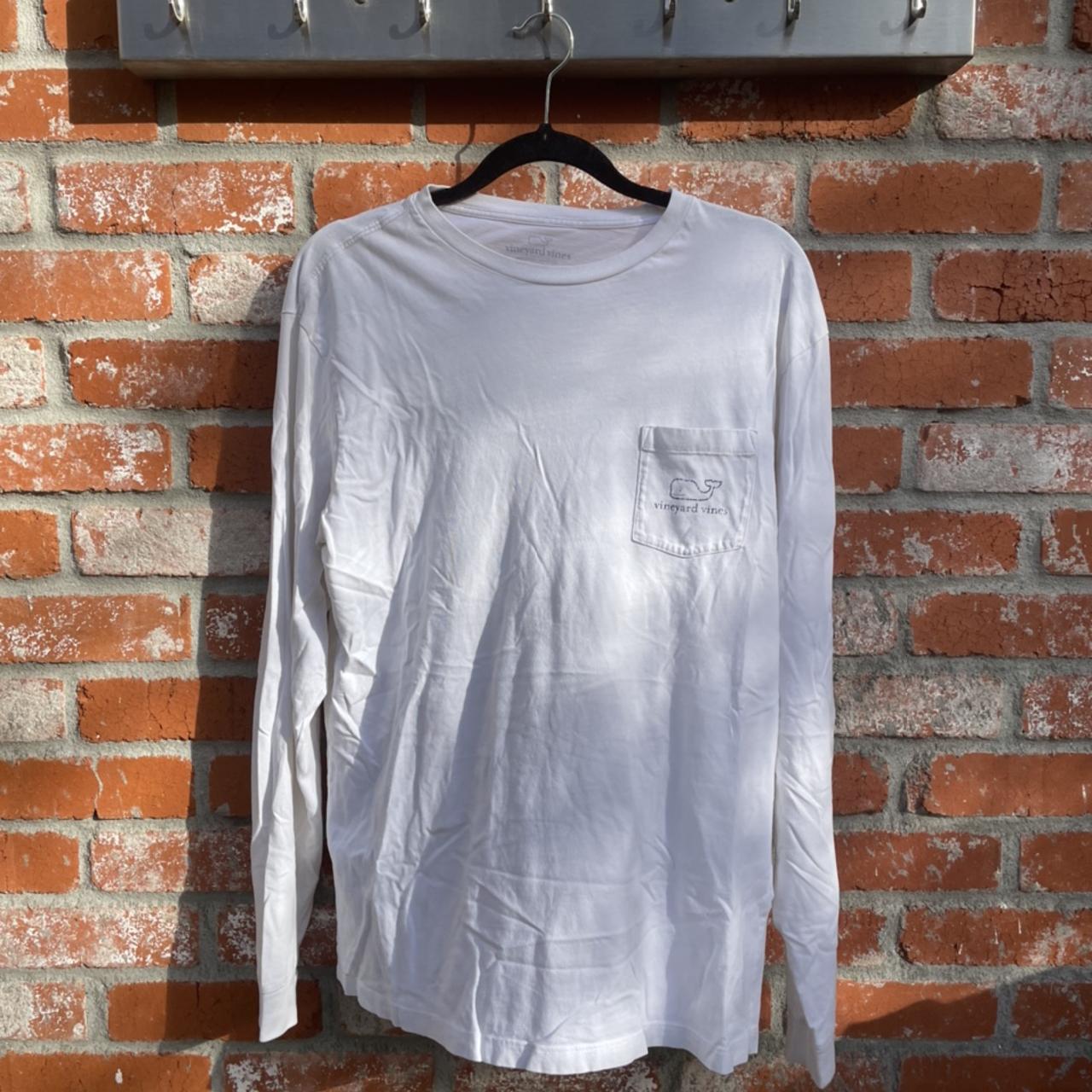 Vineyard vines long sleeve white t shirt Clearance