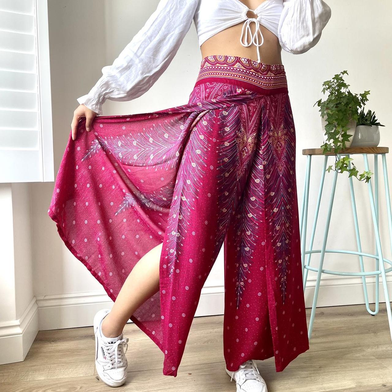 Wrap around fashion harem pants