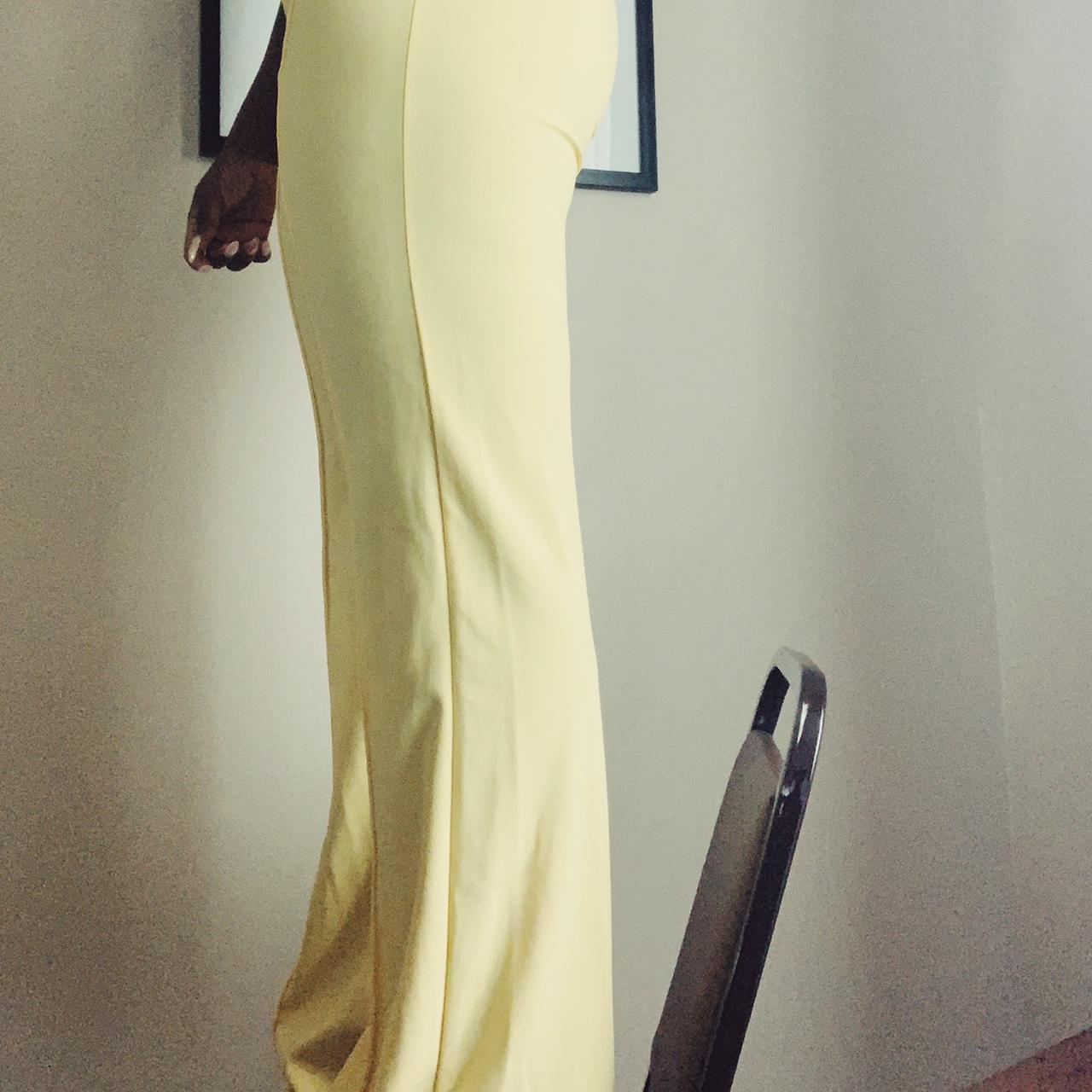 Fashion Nova. Yellow Legging Dress Pants. I didnt... Depop