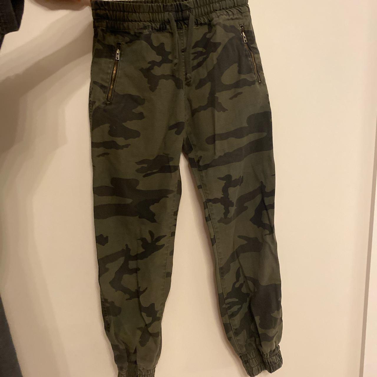 dark green camo pants