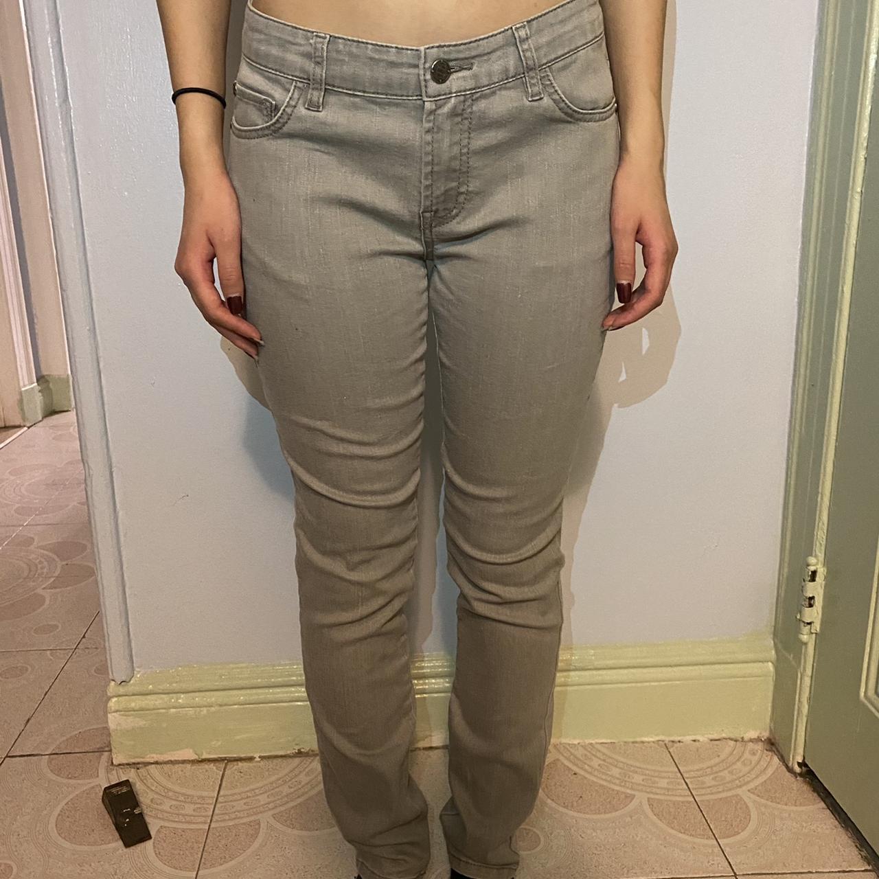 Women's Grey Jeans Depop