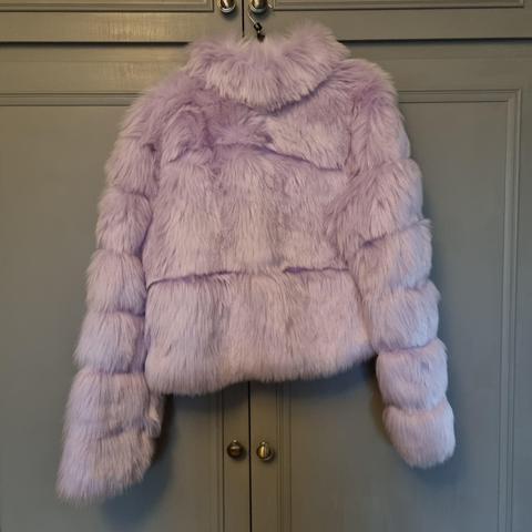 Missguided premium crop outlet pelted faux fur jacket