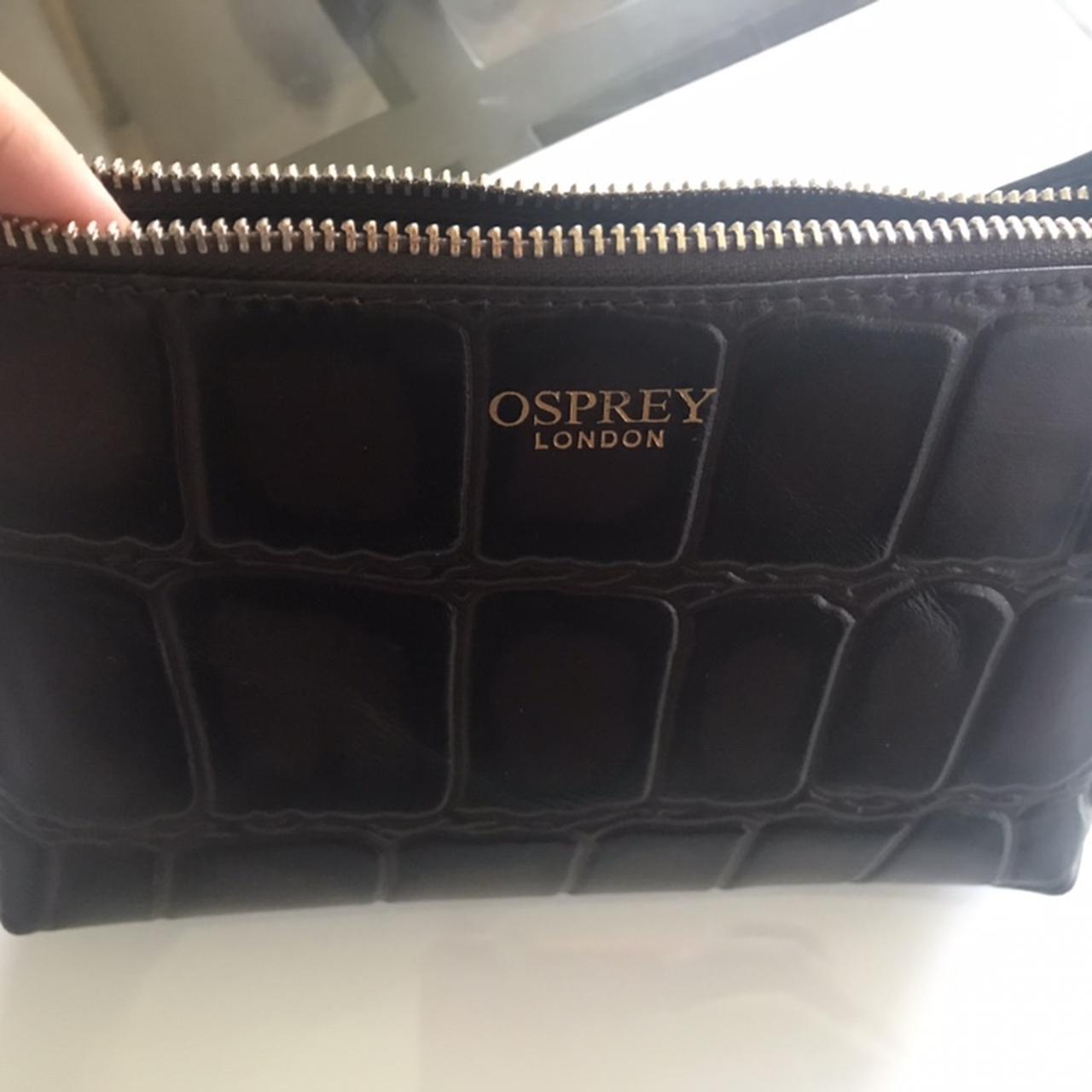 OSPREY LONDON - Everything's gone green this season & we're loving it! The  Minster is a cute mock croc leather grab in olive http://ow.ly/sxan50Ewld8  with matching The Small Minster Leather Matinee Purse