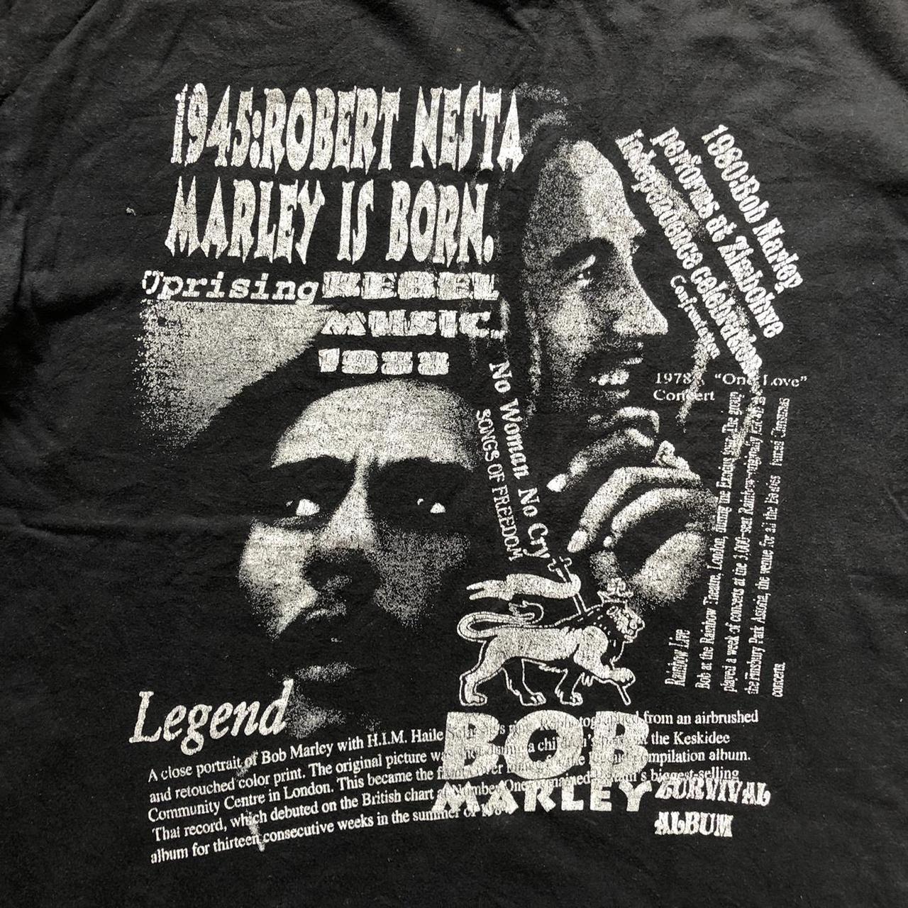 BOB MARLEY NO WOMAN NO CRY VINTAGE TEE