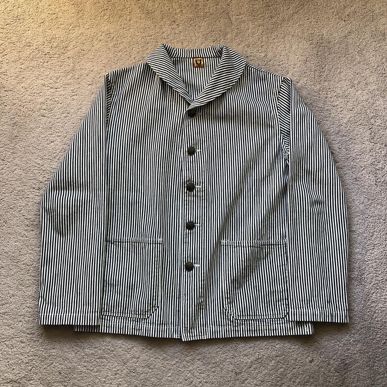 Human Made Pinstripe Hickory Overshirt Jacket , Size