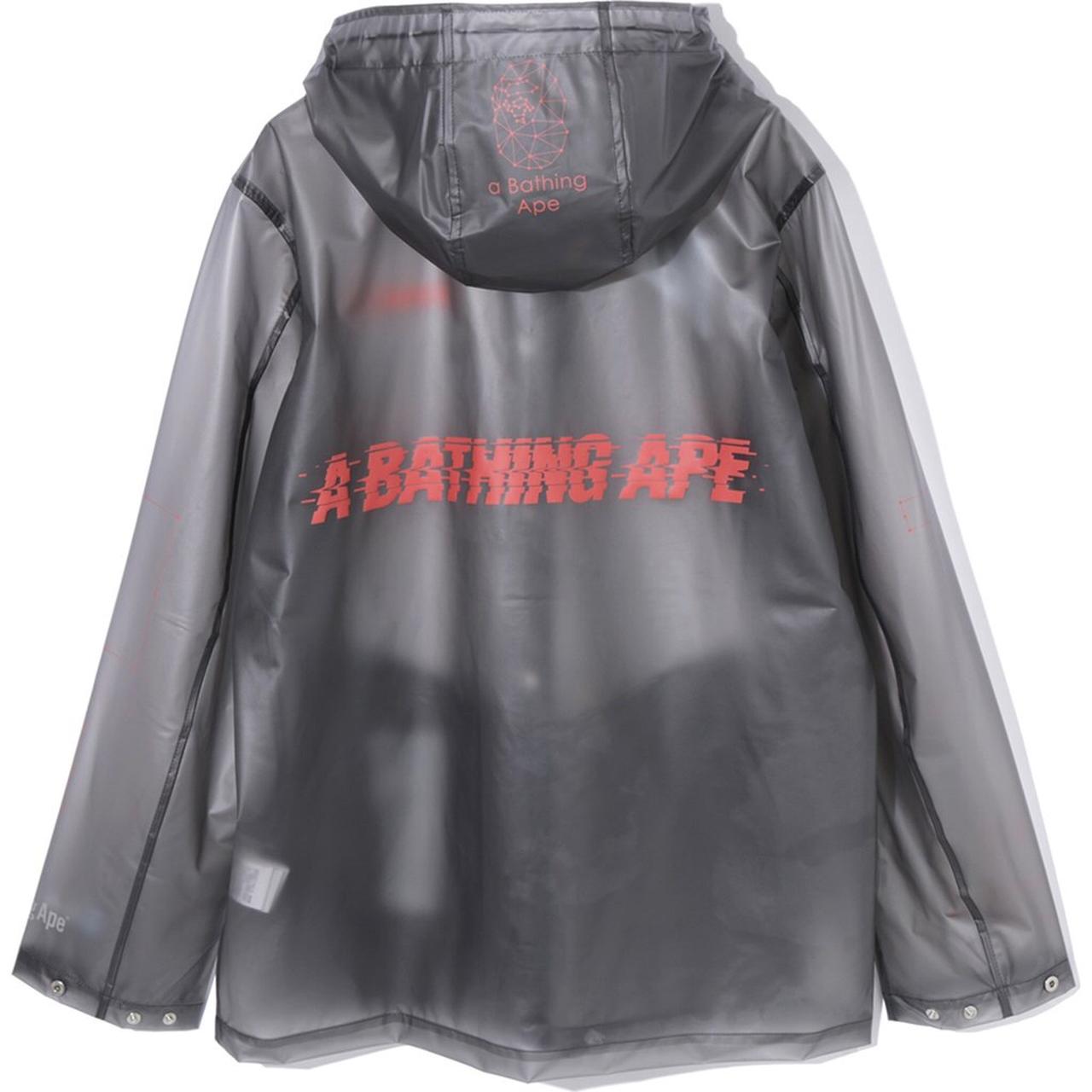 Rare bape clear jacket M with original packaging