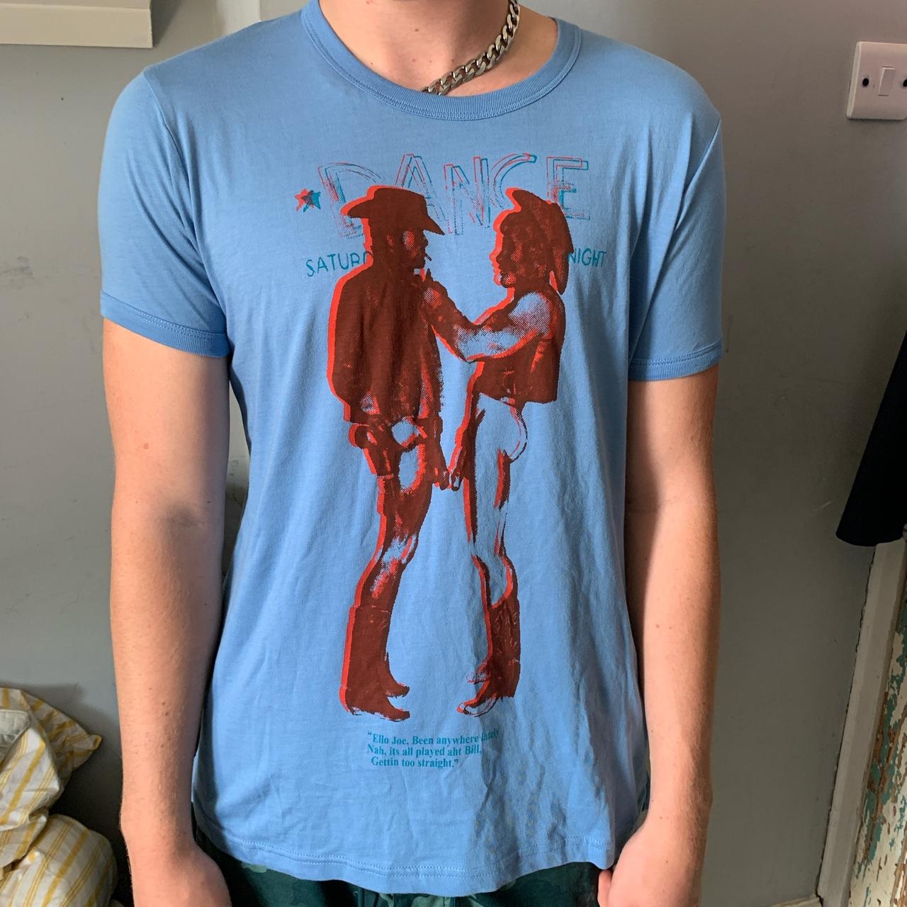 トップス Vivienne Westwood COWBOY T-shirt Vivienne Westwood Cowboy T-Shirt Two Cowboys Iconic Punk