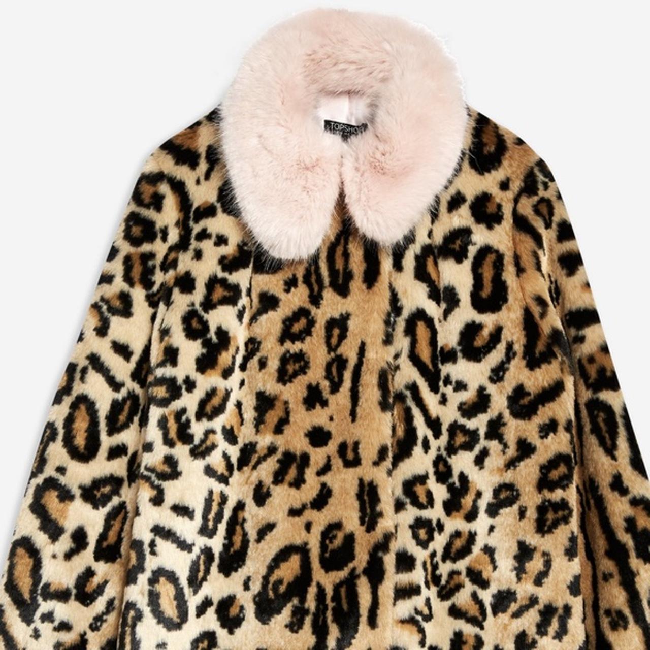 Topshop leopard print faux fur coat – Manifesto Woman