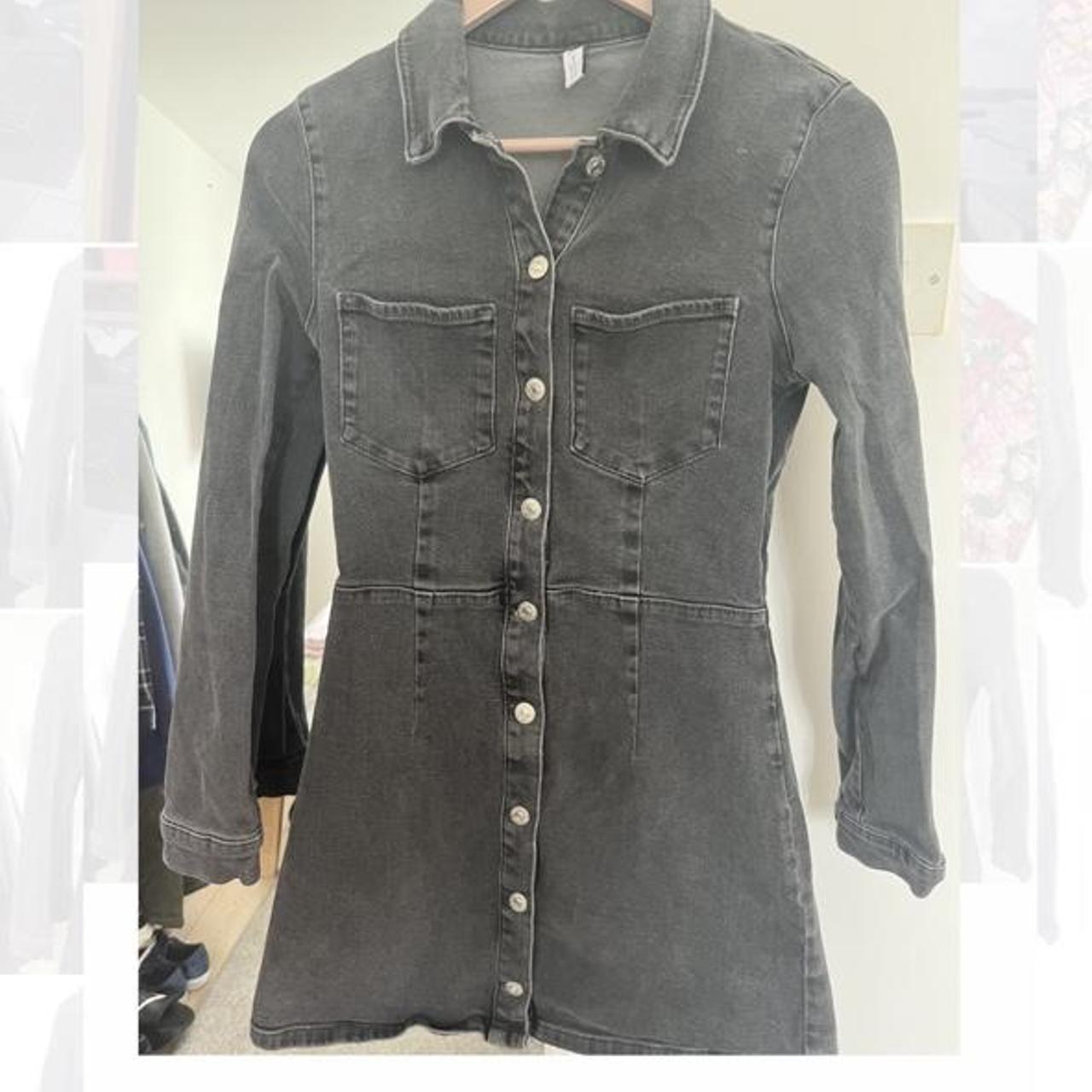 🖤 black denim dress 🖤 Zara black denim dress Depop