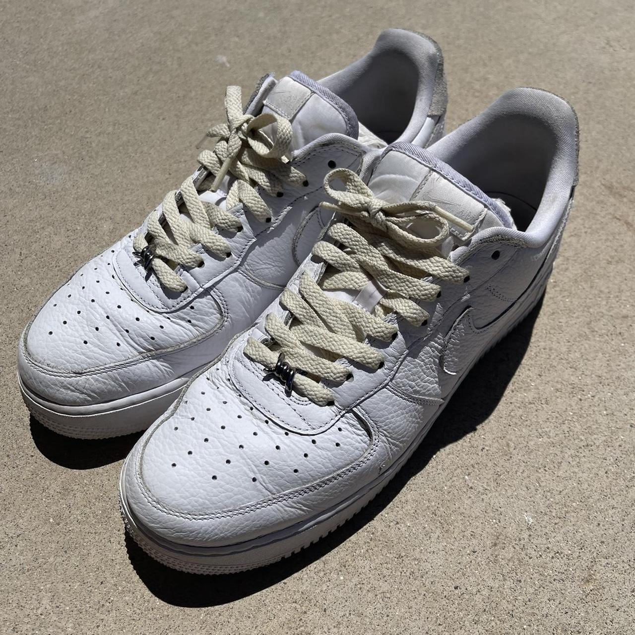 Air Force 1 Craft. Laced with FoxTrot cream laces... - Depop