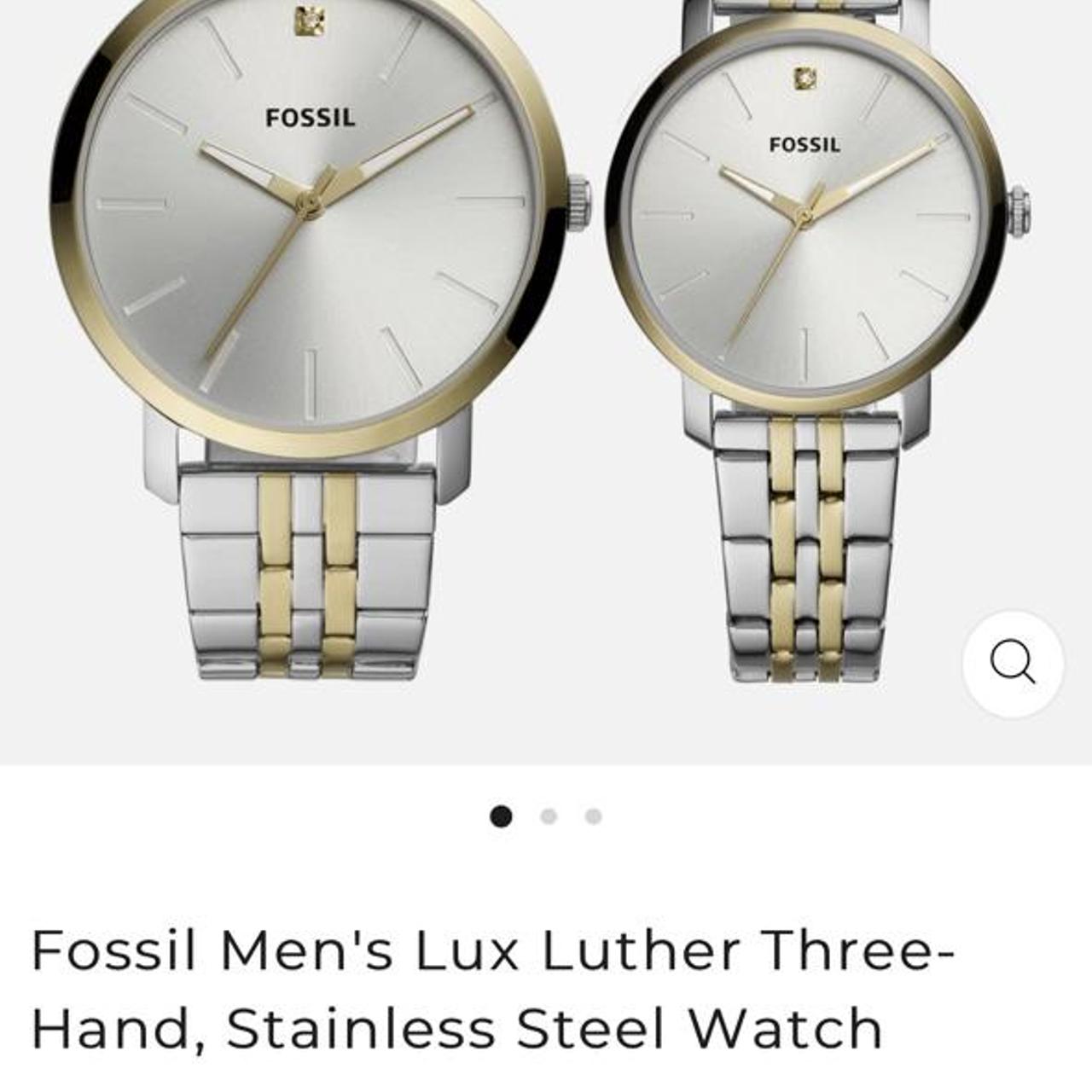 Fossil Men's Grey and Silver Watch (2)
