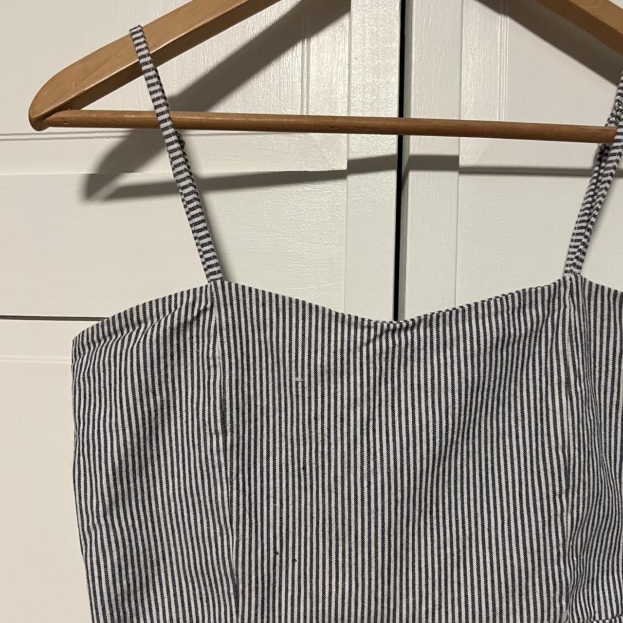 Brandy Melville Pinstripe Mini Dress One Size🙄🙄,... - Depop