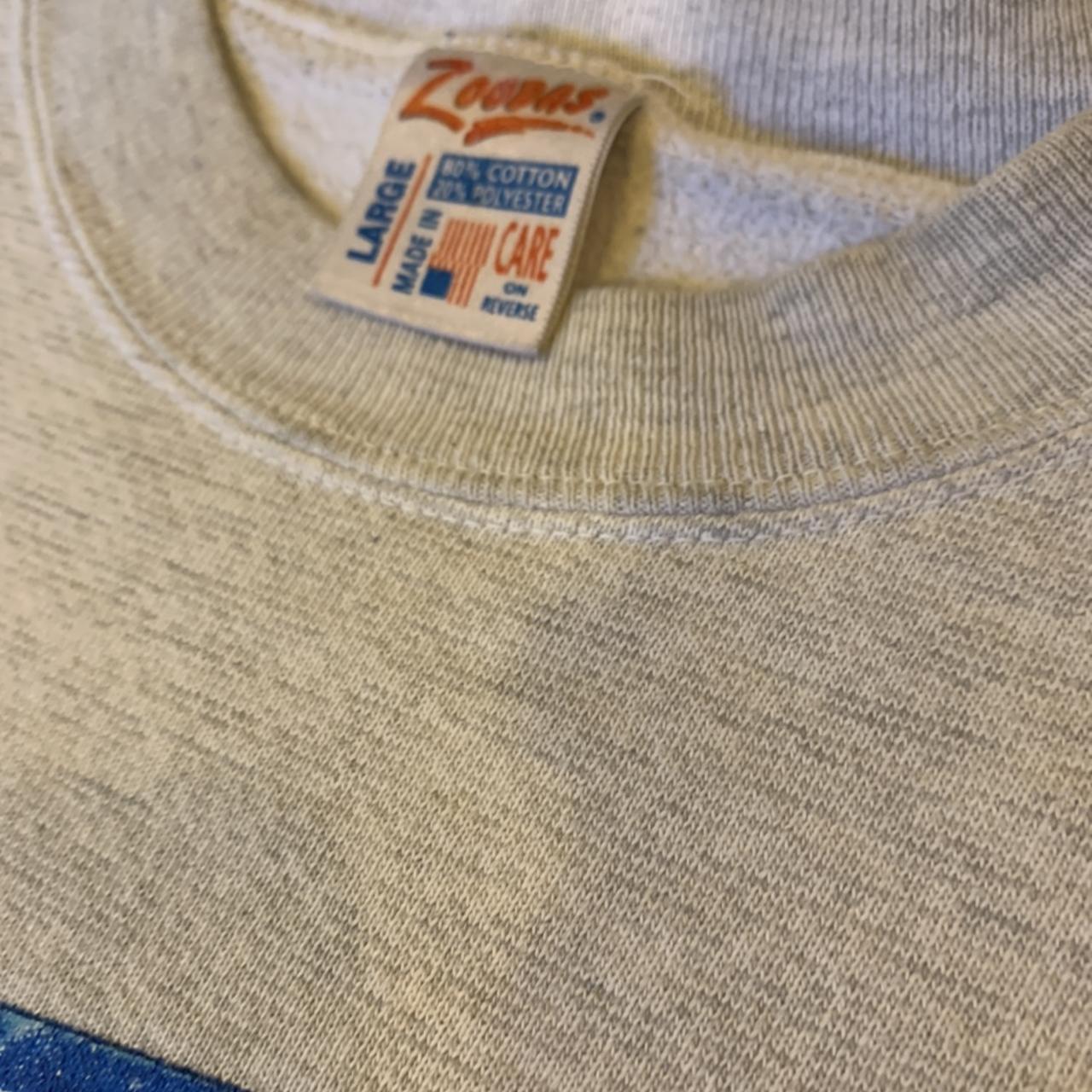 Men's Grey and Blue Sweatshirt | Depop