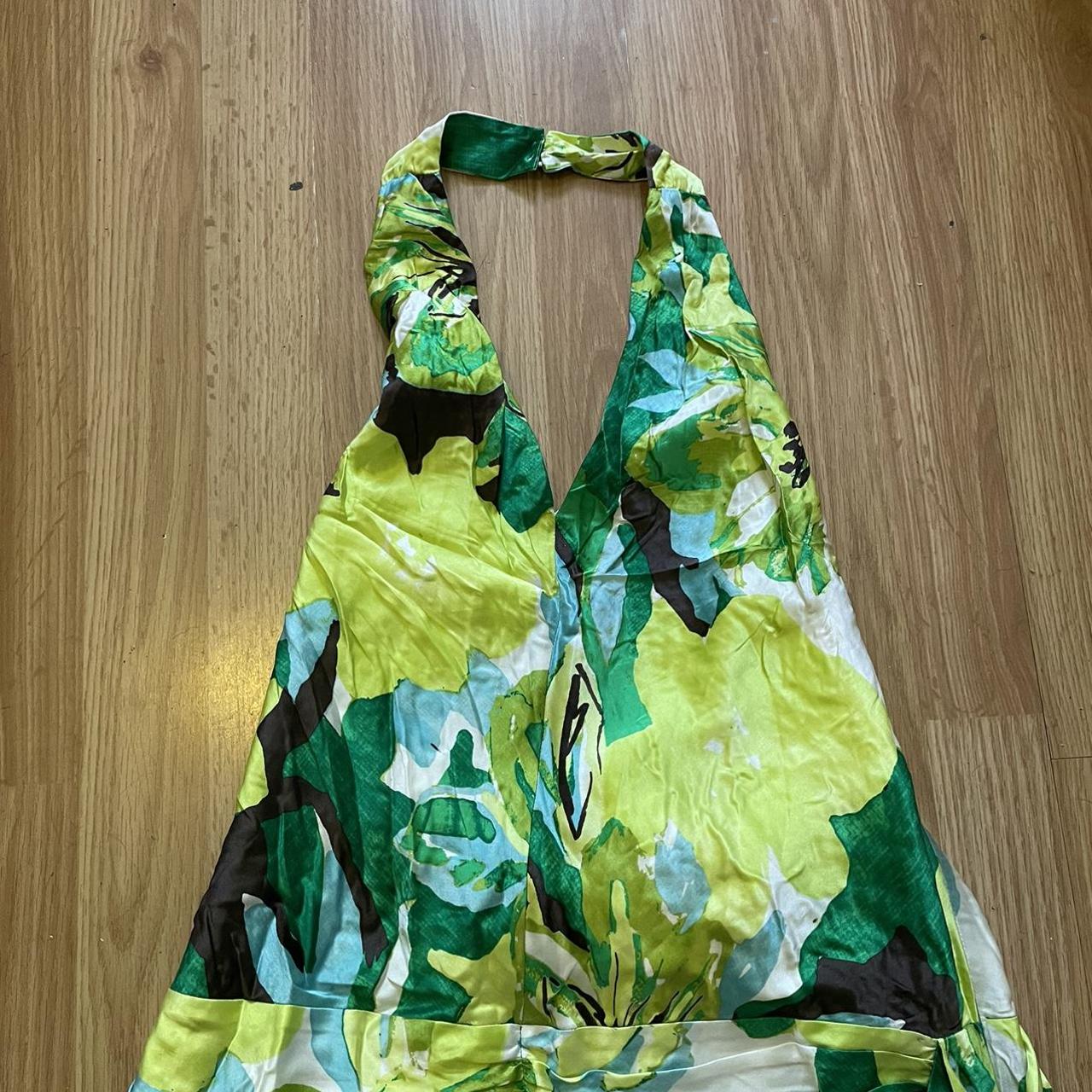 Y2k side tie halter top Brand: Banana Republic - Depop