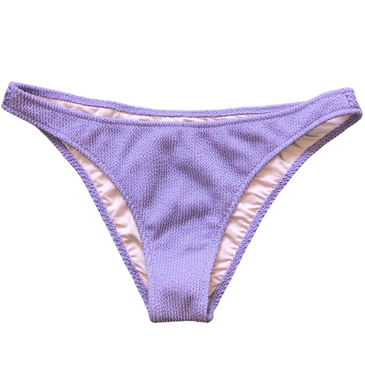 NWOT PURPLE CHEEKY TARGET BIKINI BOTTOMS •liner... - Depop