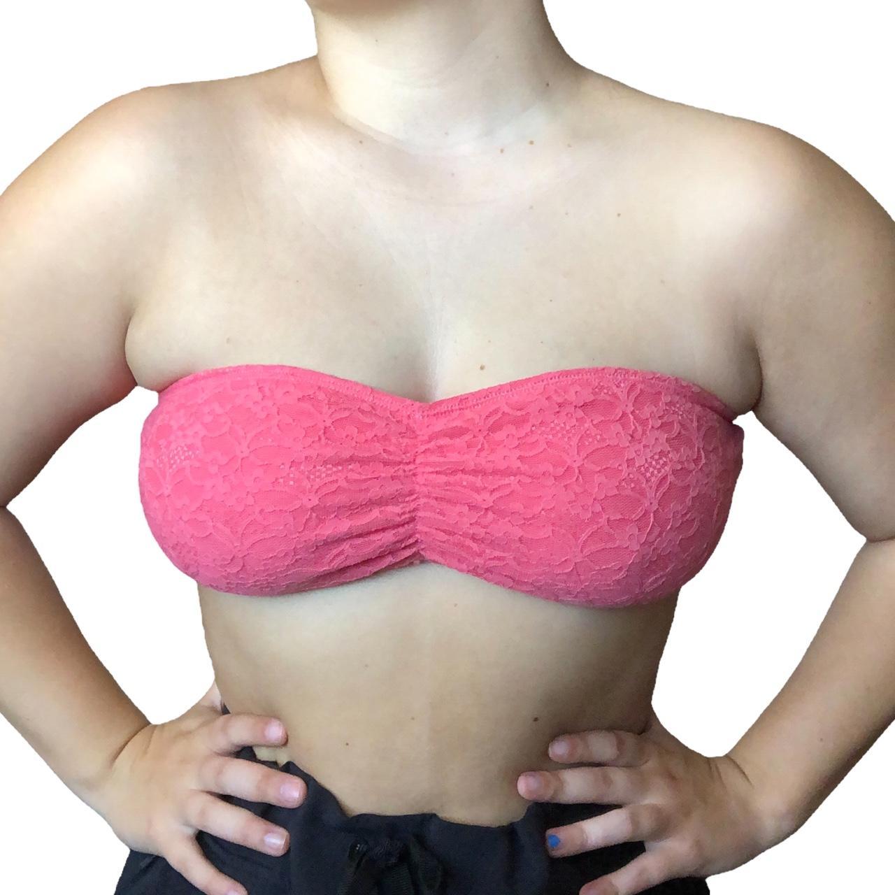 Product Image 1 - AERIE HOT PINK LACE BANDEAU