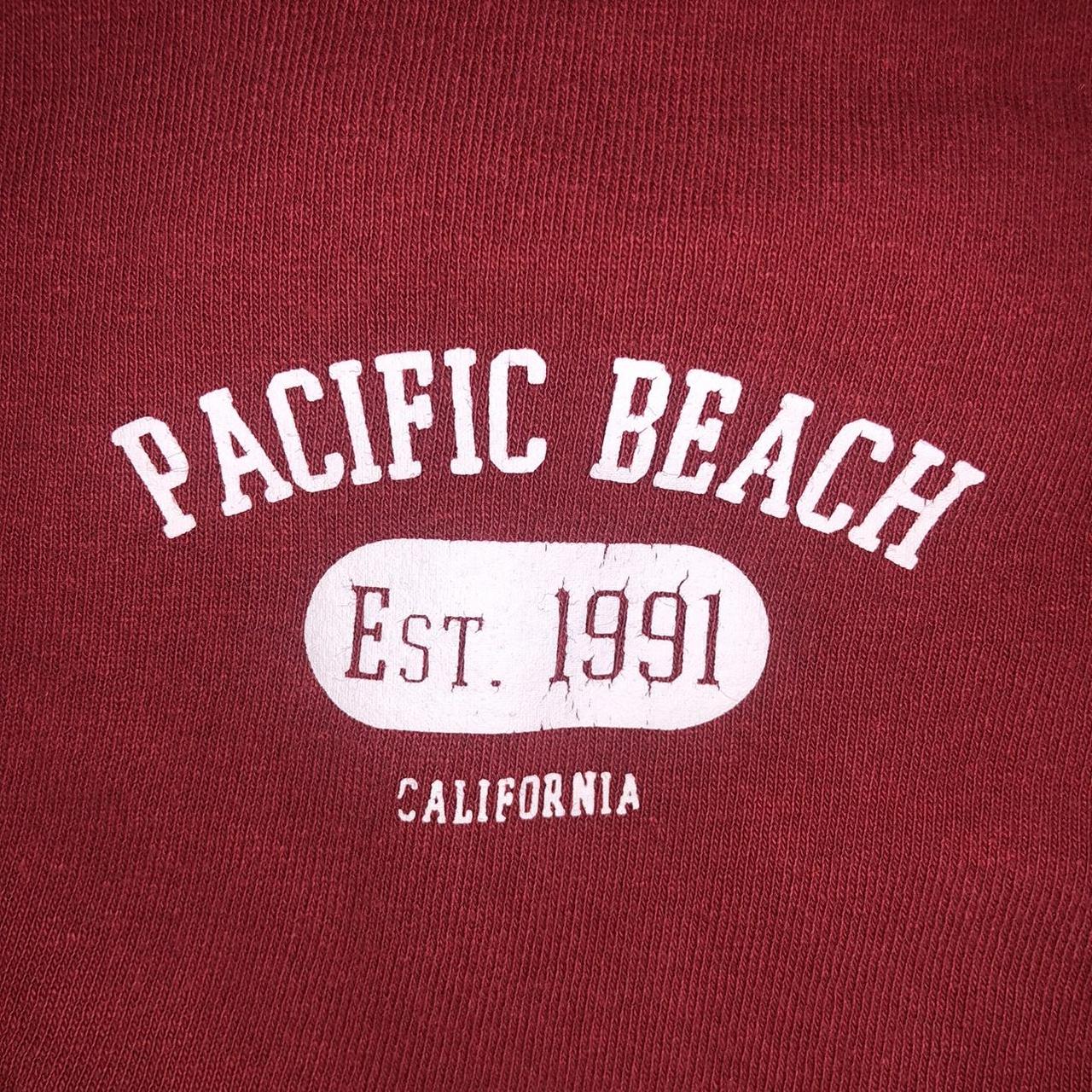 BRANDY MELVILLE RED PACIFIC BEACH TEE •in... Depop