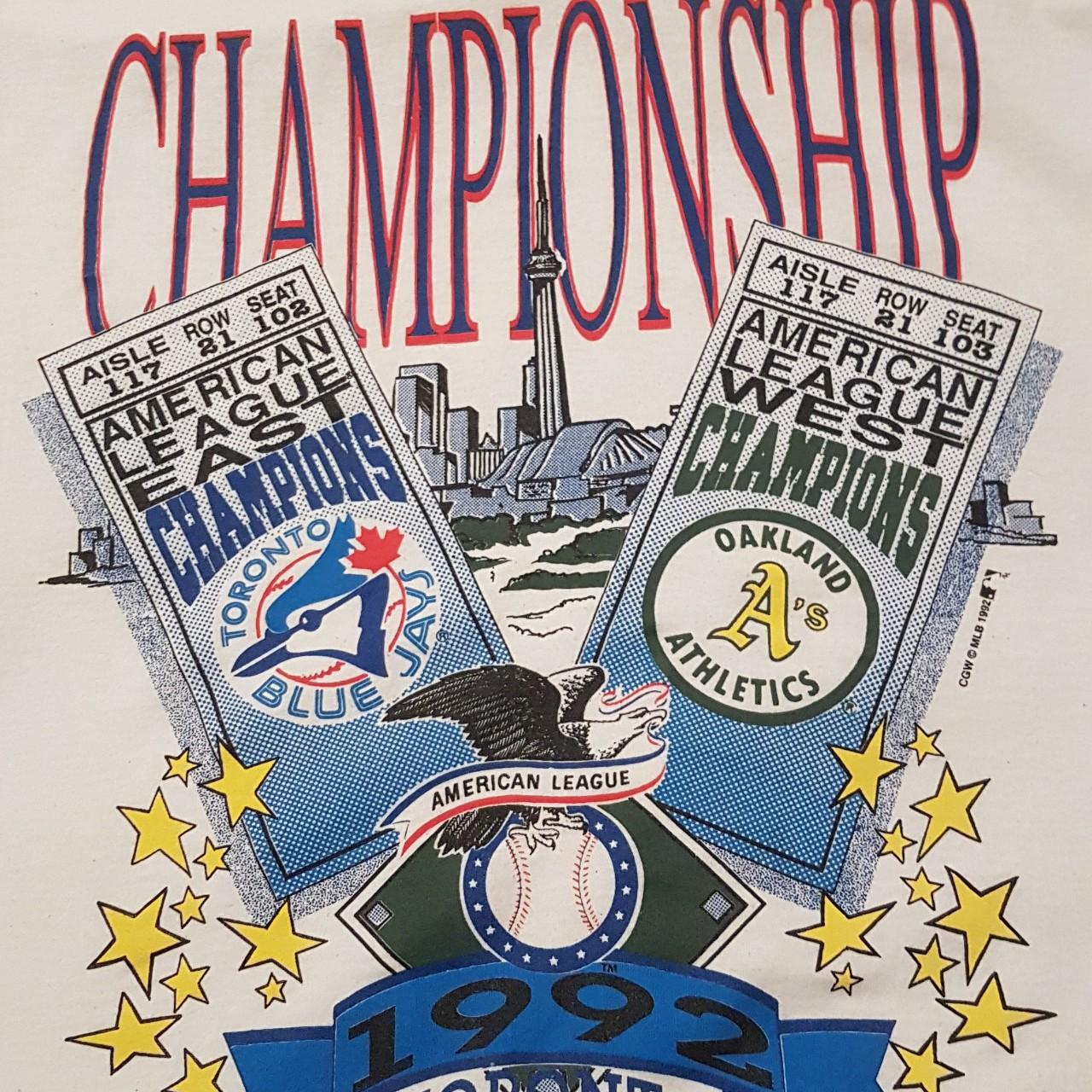 Vintage 1992 Toronto Blue Jays World Series Champs - Depop