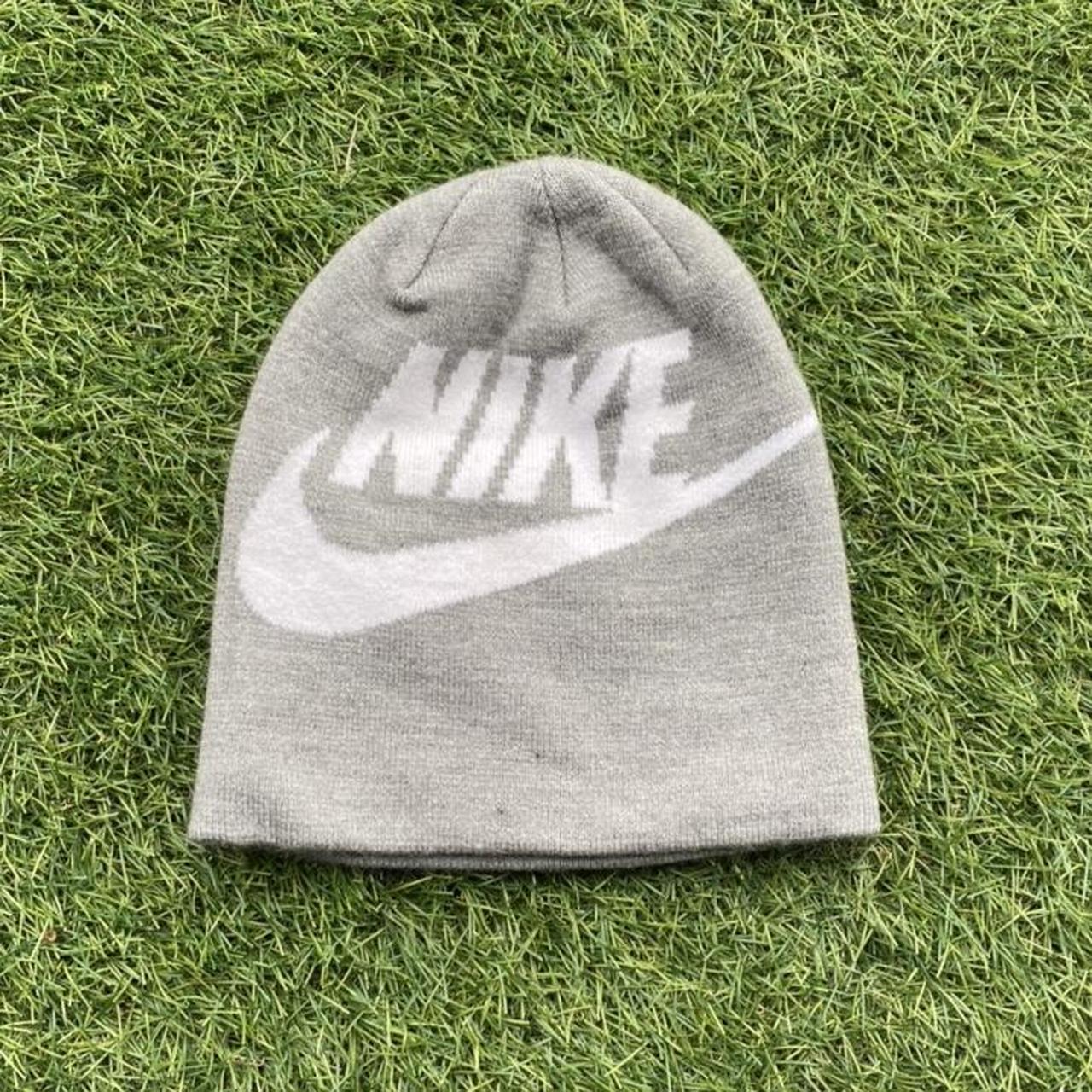 beige nike beanie