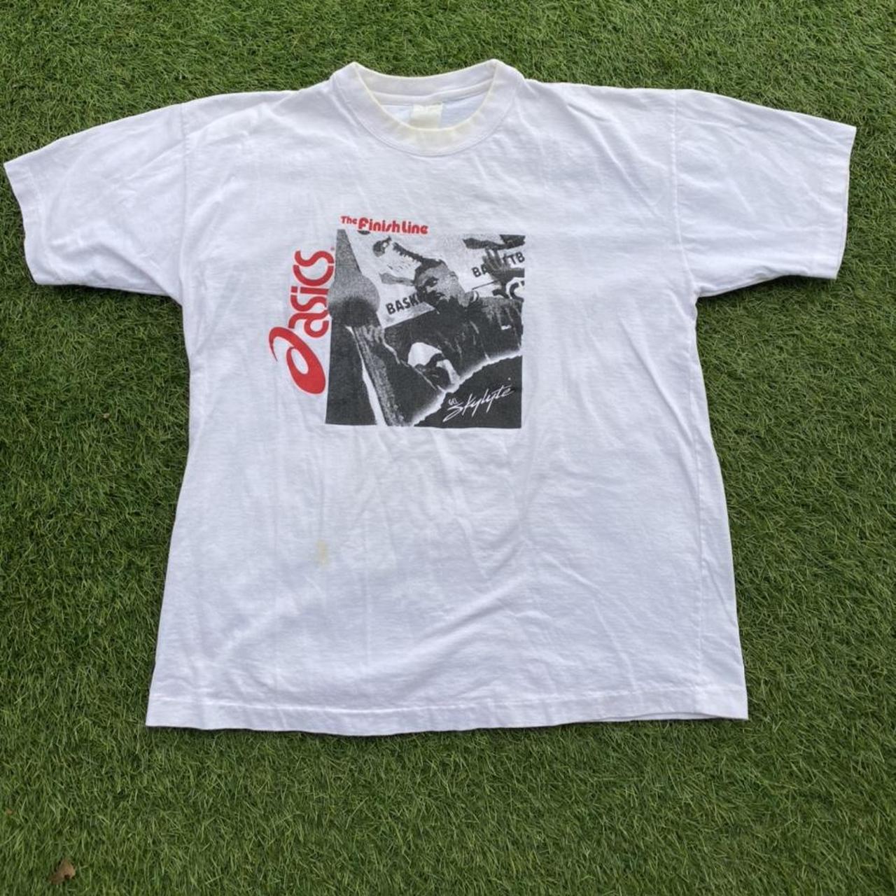 VINTAGE Early 90’s Asics Gel Skylyte Promo Tshirt! A... - Depop