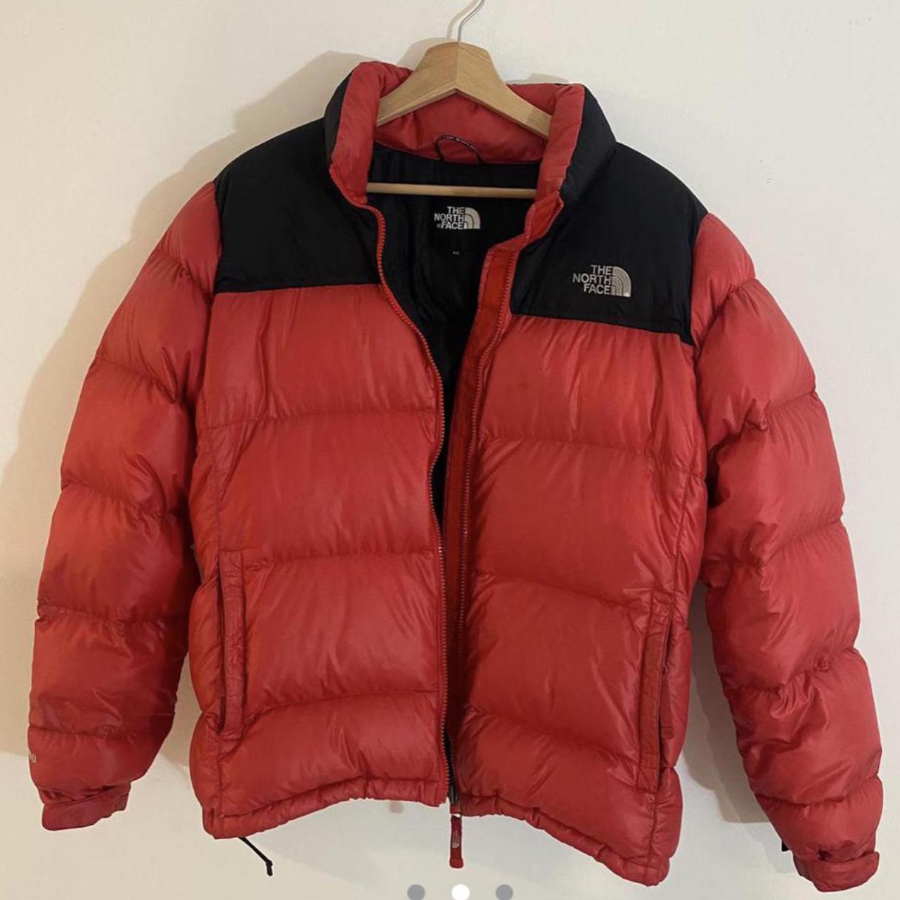 THE NORTH FACE PUFFER 700 - RED in very good... - Depop